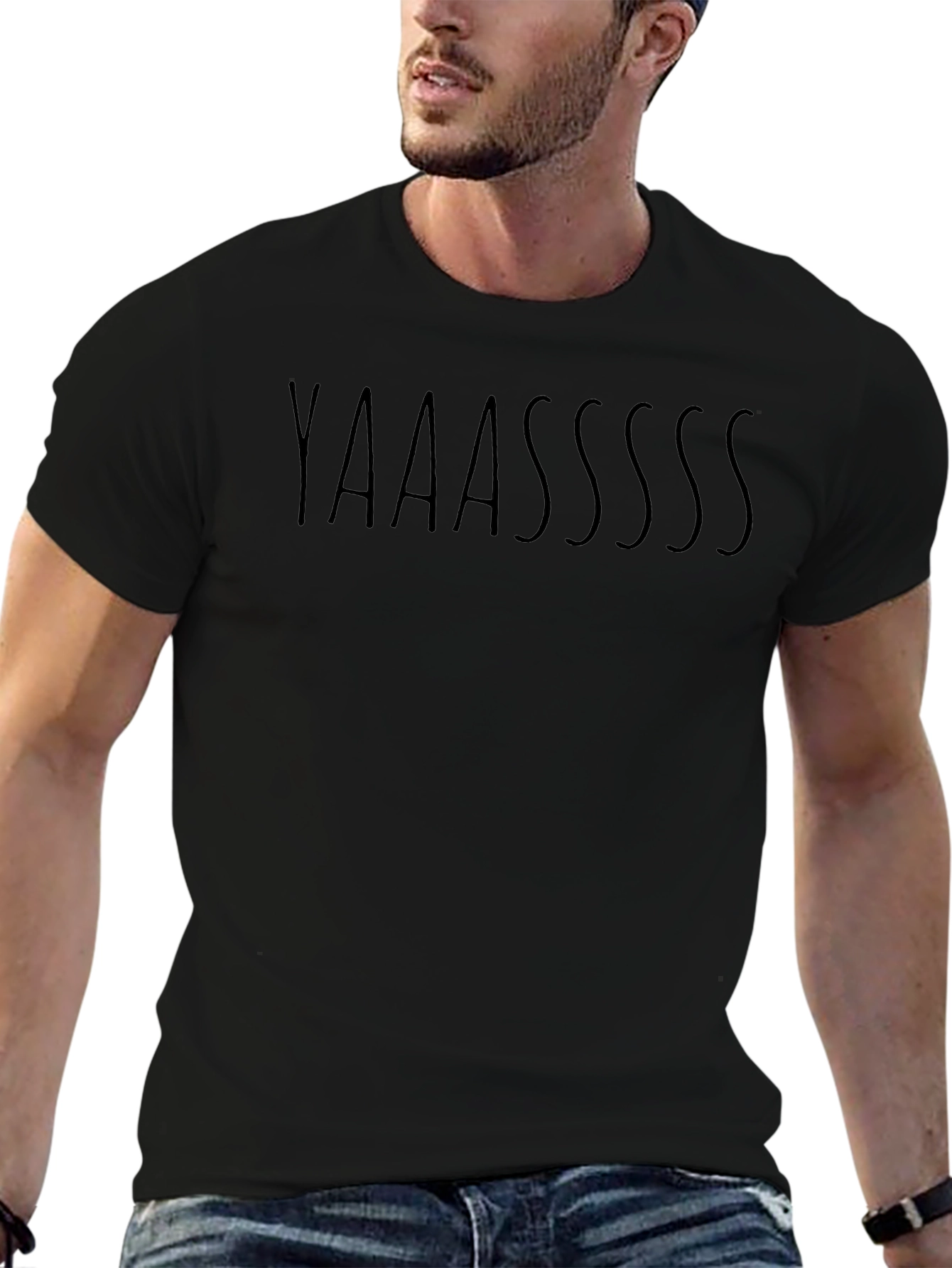Yaaasssss Graphic Tee - Stylish Casual Comfort