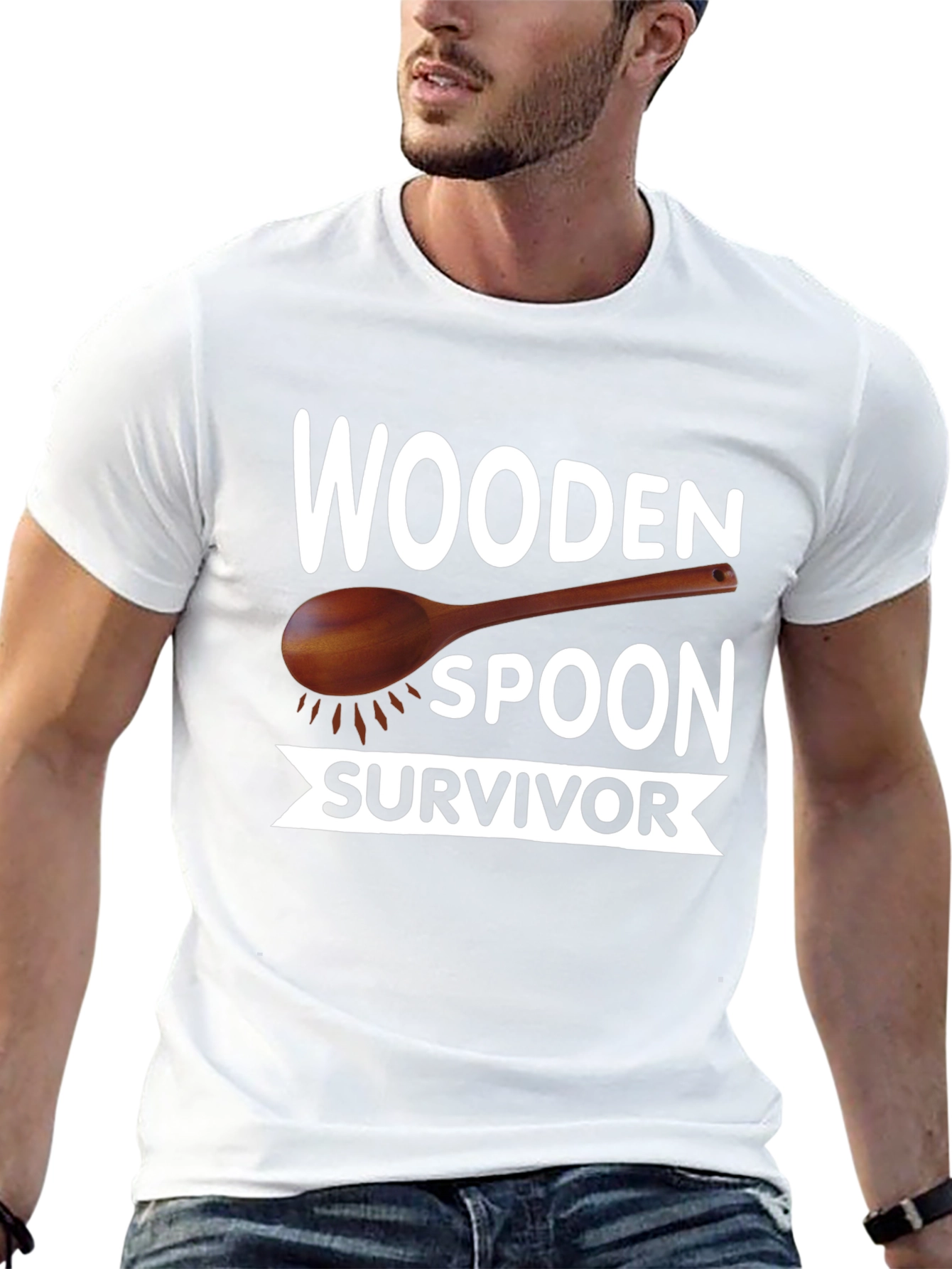 Wooden Spoon Survivor Novelty T-Shirt