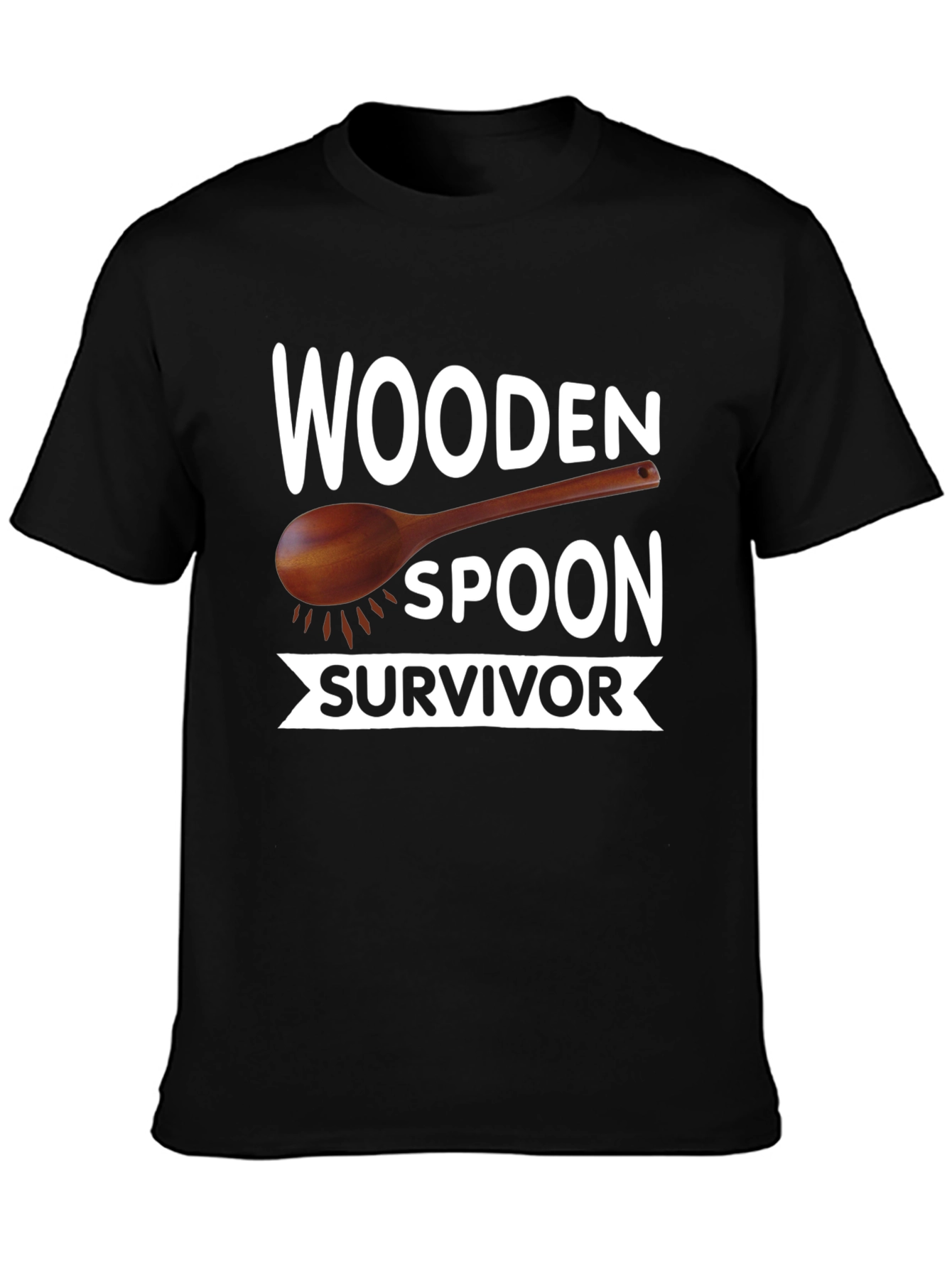 Wooden Spoon Survivor Novelty T-Shirt