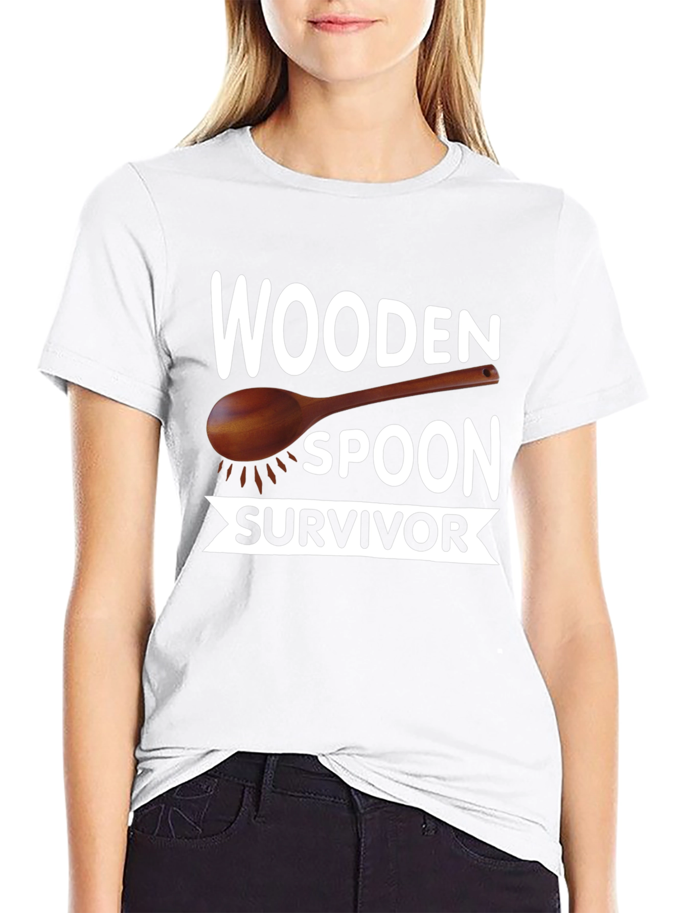 Wooden Spoon Survivor Novelty T-Shirt