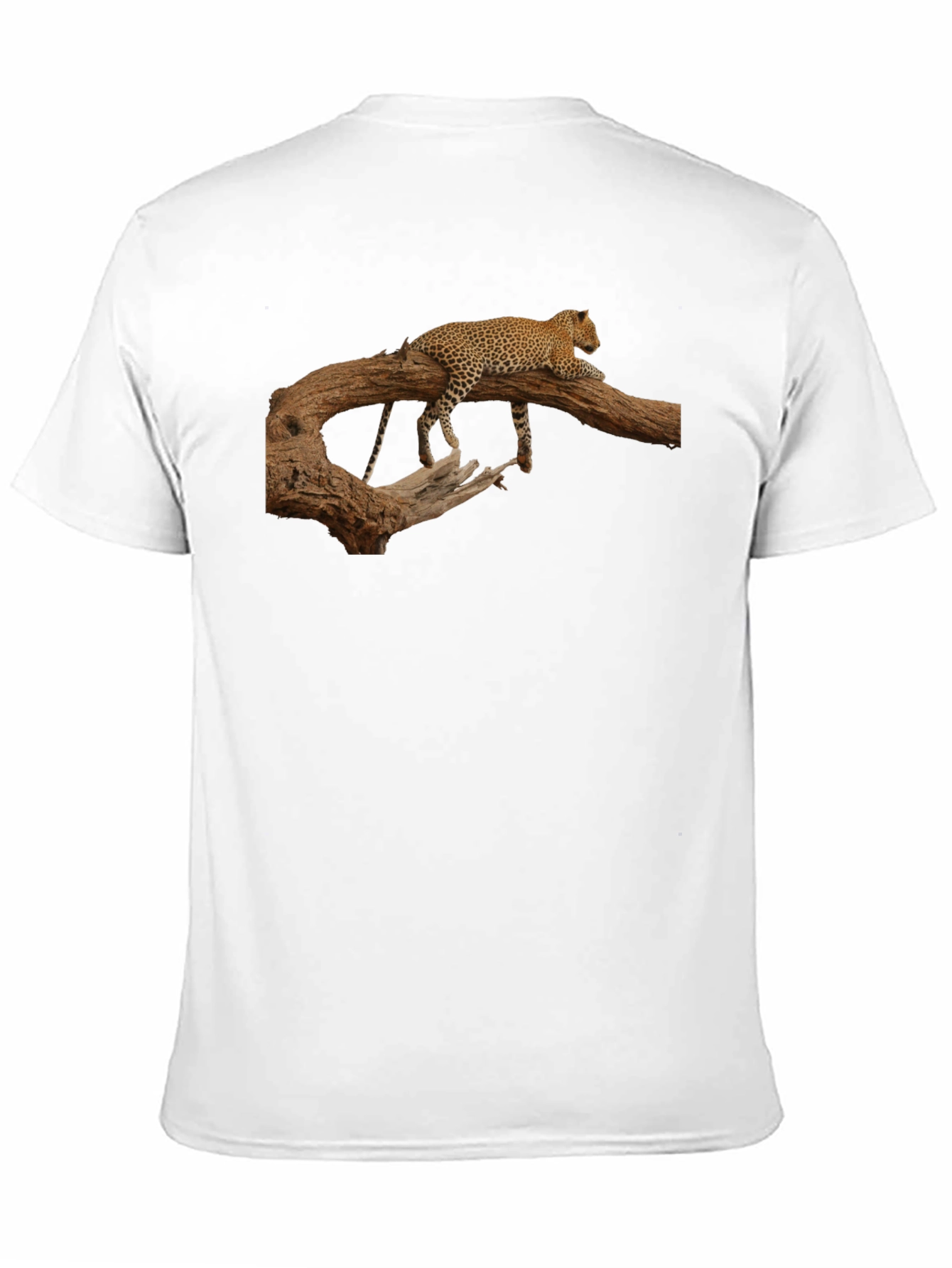 Leopard Print Crew Neck T-Shirt