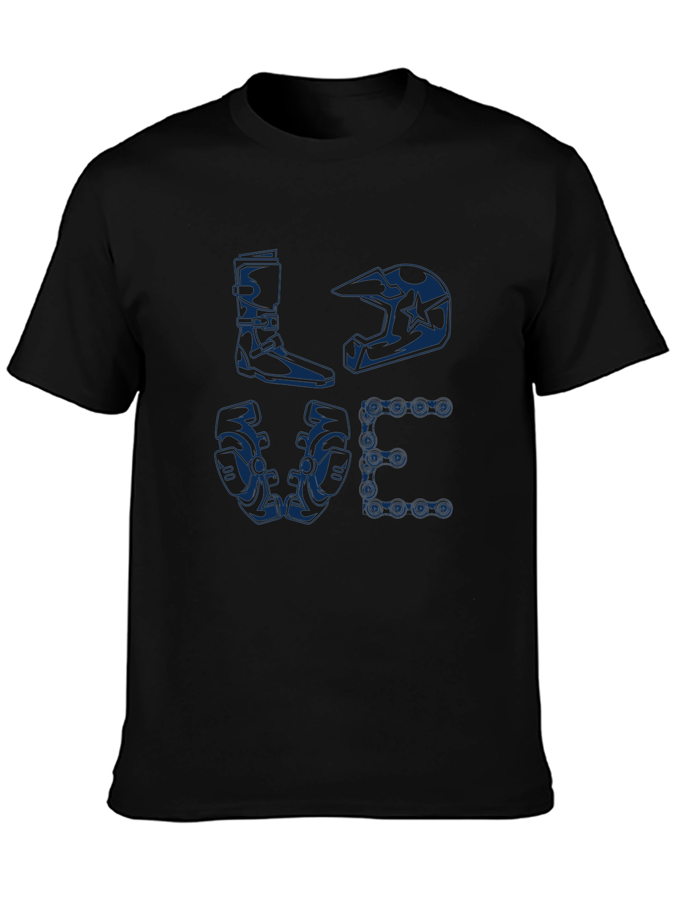 Love Motocross T-Shirt: Biker Gear Design