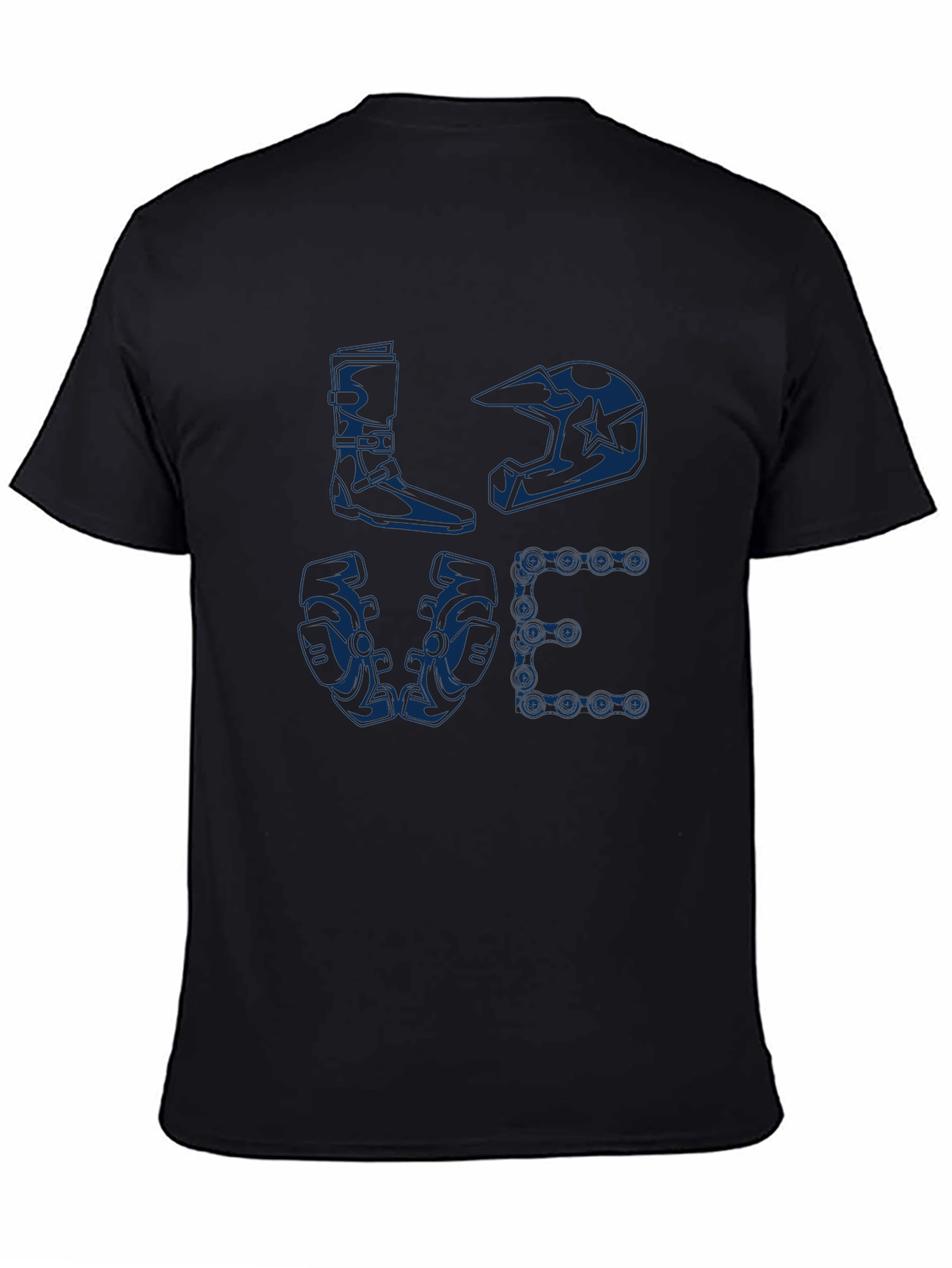 Love Motocross T-Shirt: Biker Gear Design