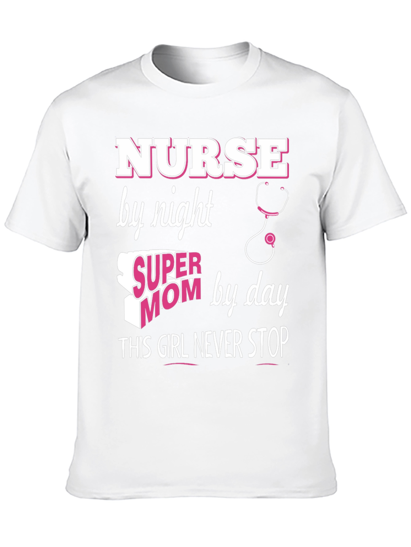 Nurse Super Mom Graphic T-Shirt