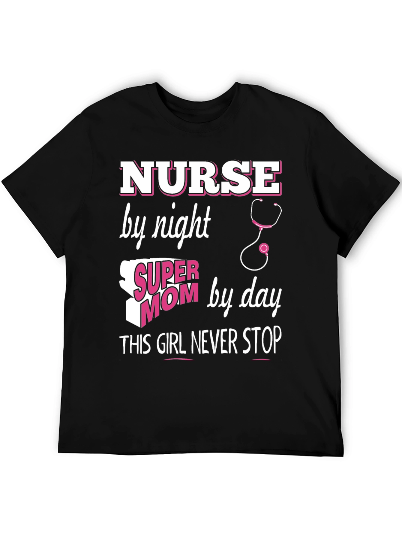 Nurse Super Mom Graphic T-Shirt