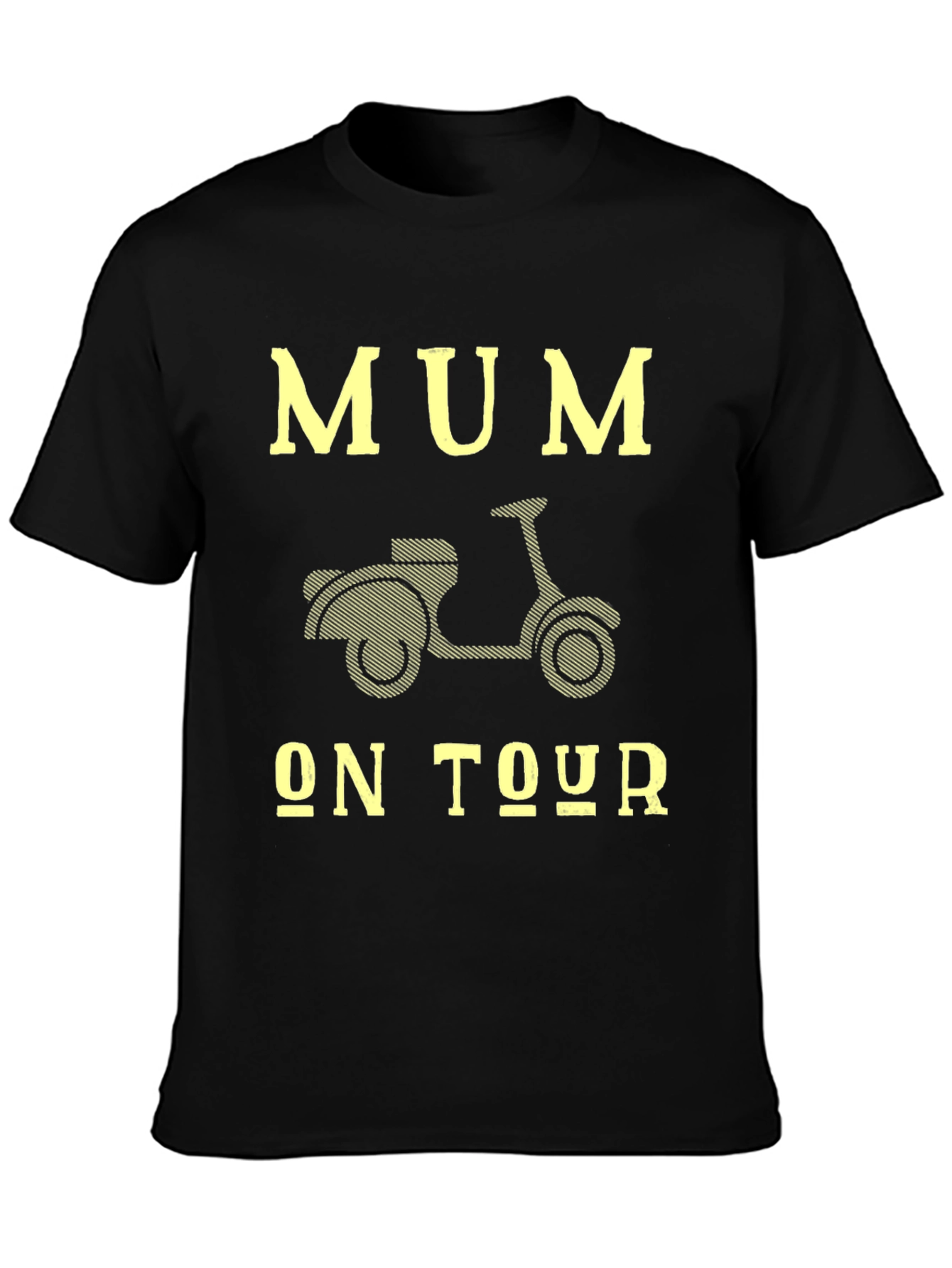 Mum On Tour Graphic Tee | Novelty Scooter T-Shirt