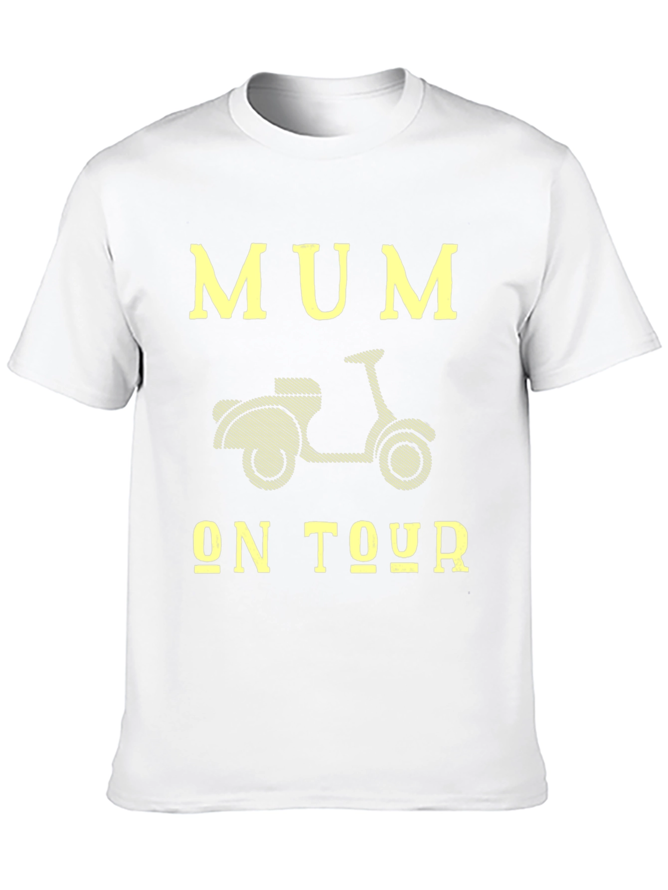 Mum On Tour Graphic Tee | Novelty Scooter T-Shirt