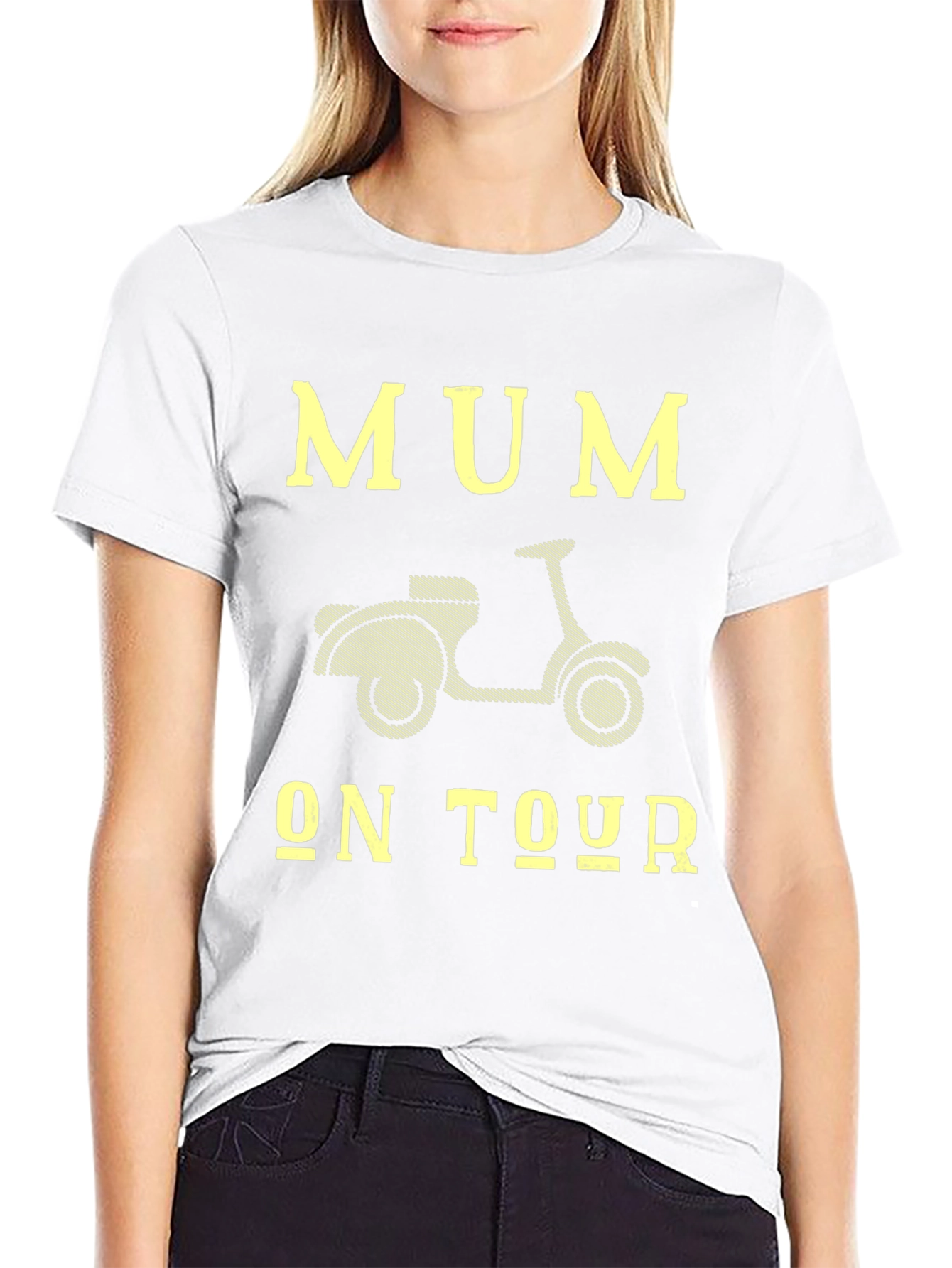 Mum On Tour Graphic Tee | Novelty Scooter T-Shirt