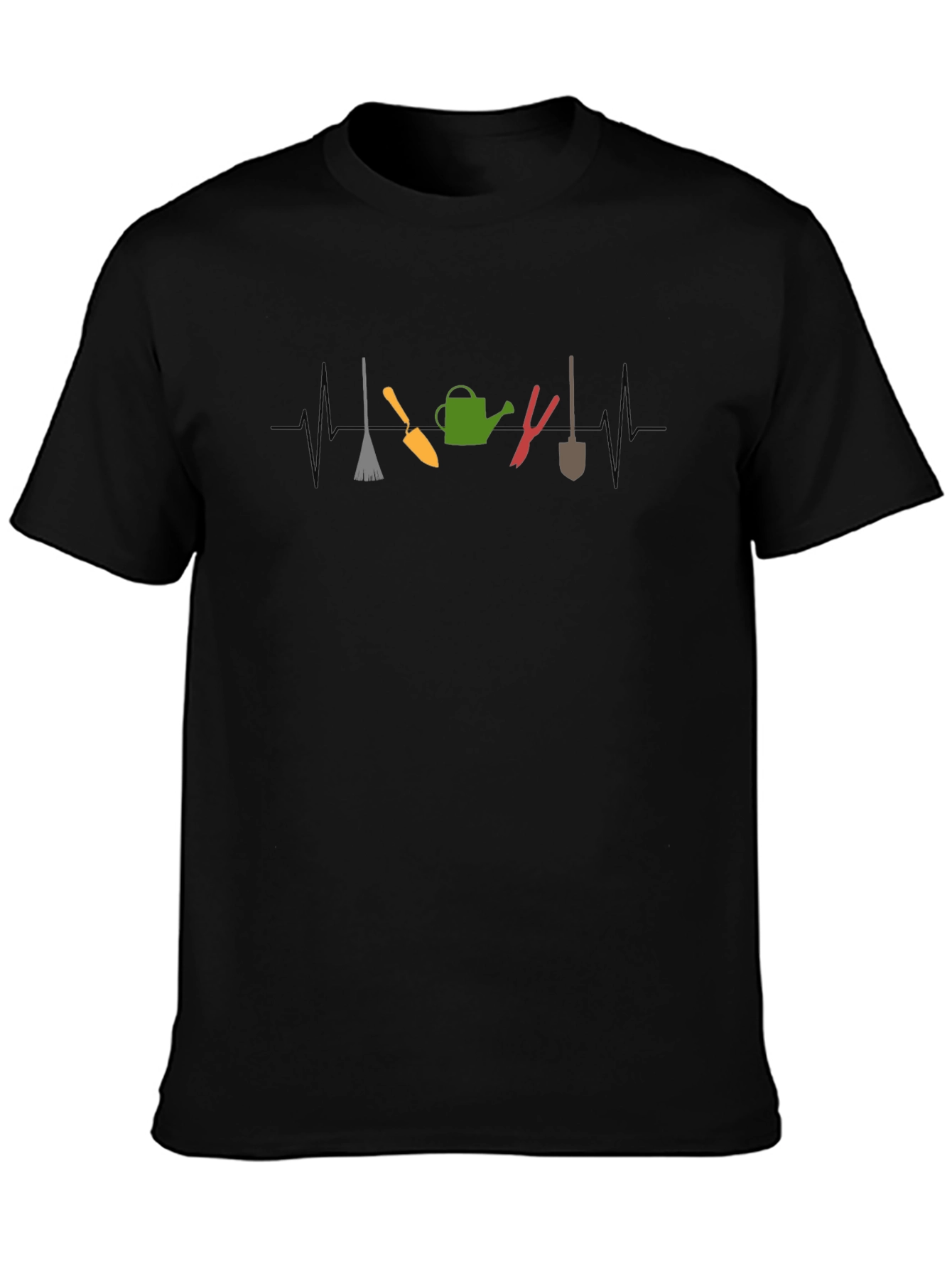 Gardening Heartbeat T-Shirt - Gardeners Life Line Tee
