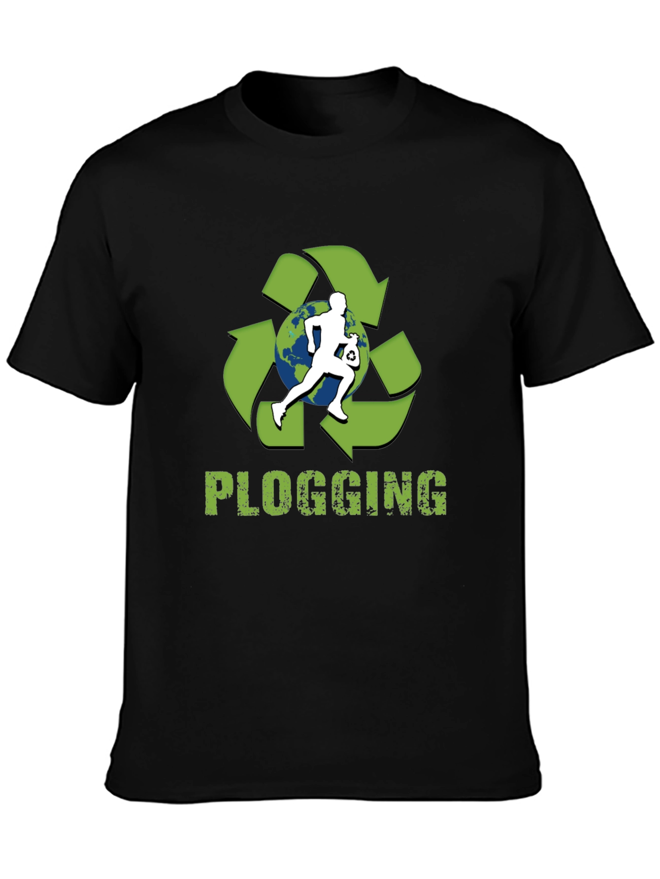 Plogging Tee: Eco-Friendly Run & Clean