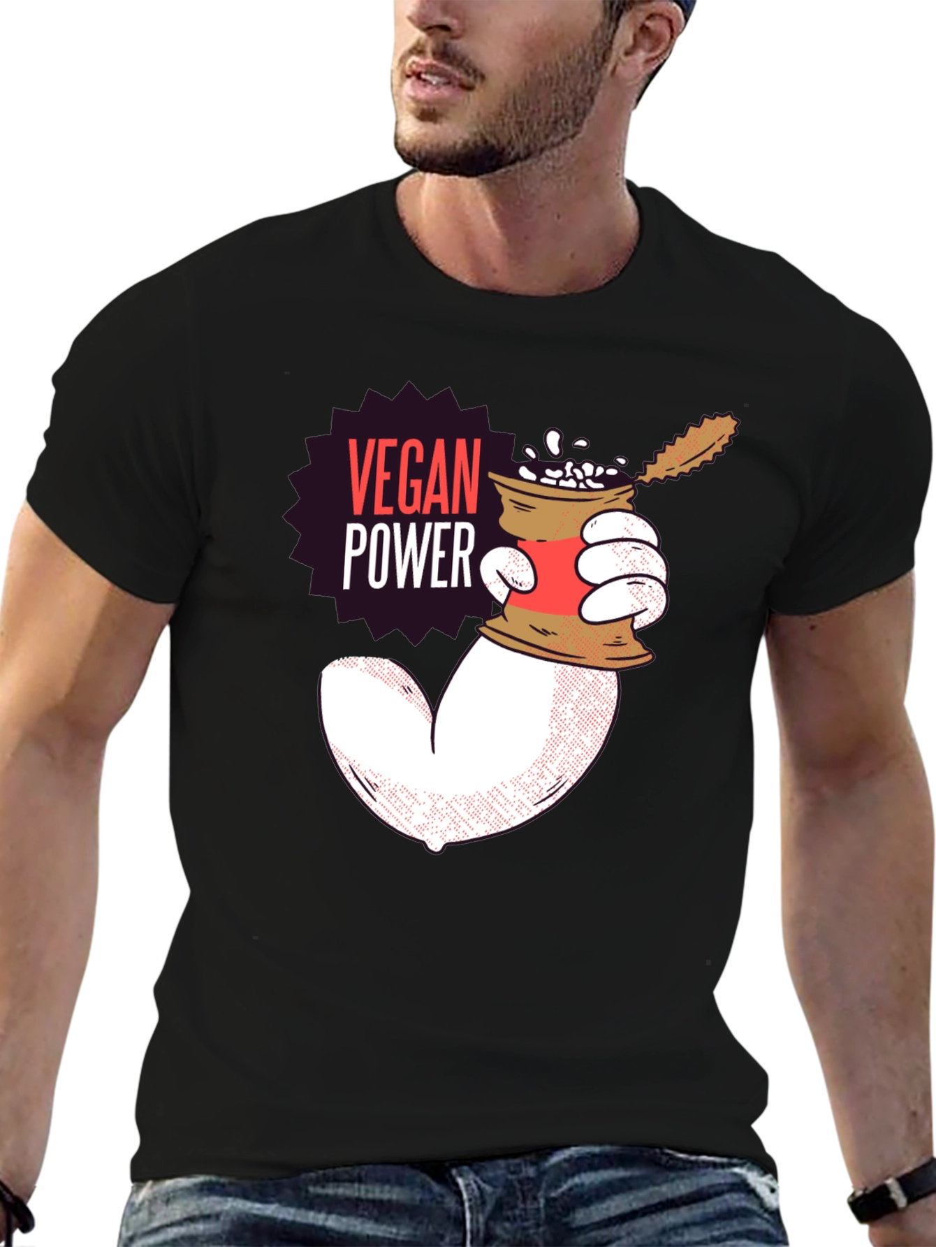 Vegan Power T-Shirt - Show Your Strength!