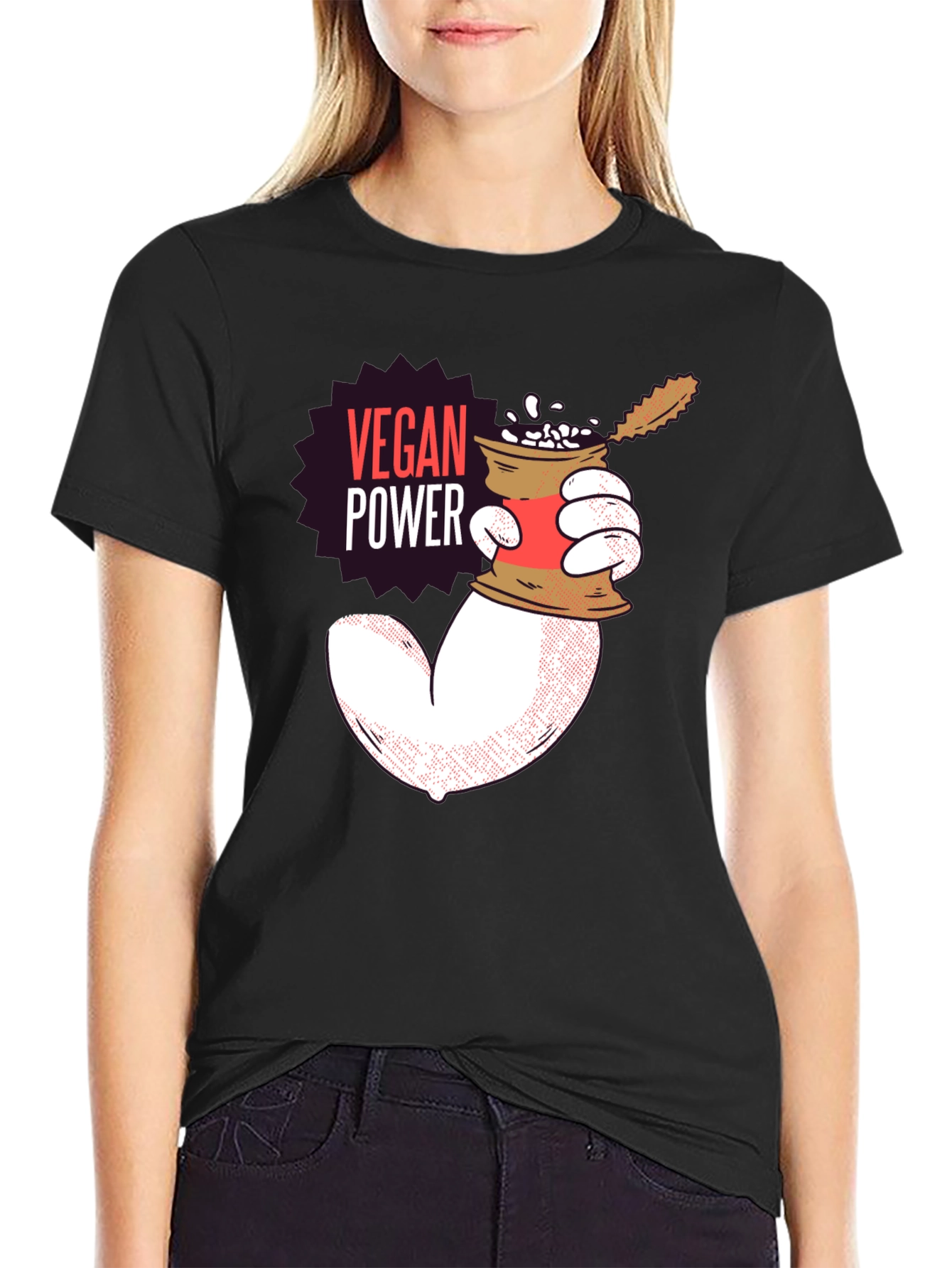 Vegan Power T-Shirt - Show Your Strength!