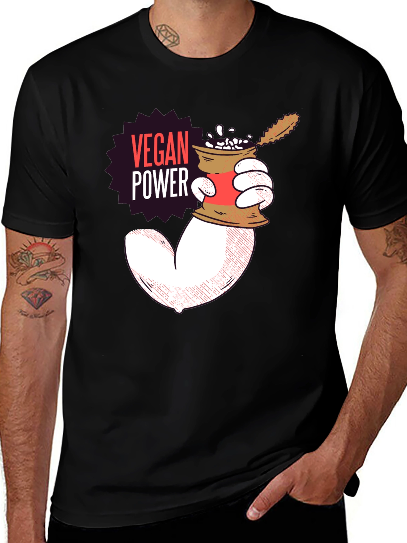 Vegan Power T-Shirt - Show Your Strength!