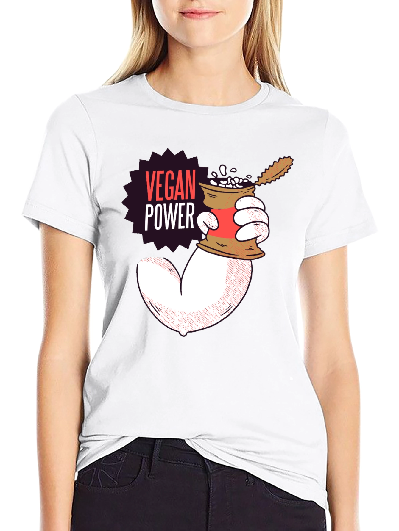 Vegan Power T-Shirt - Show Your Strength!