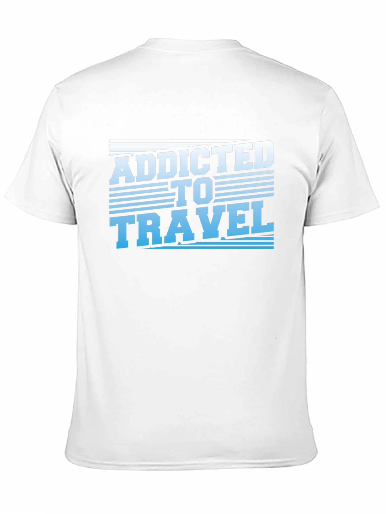 Addicted to Travel T-Shirt - Black Graphic Tee