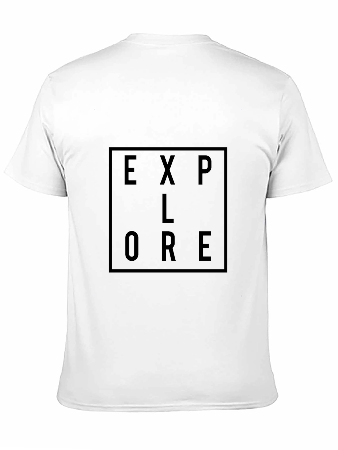 Explore Graphic Tee - Black Cotton T-Shirt