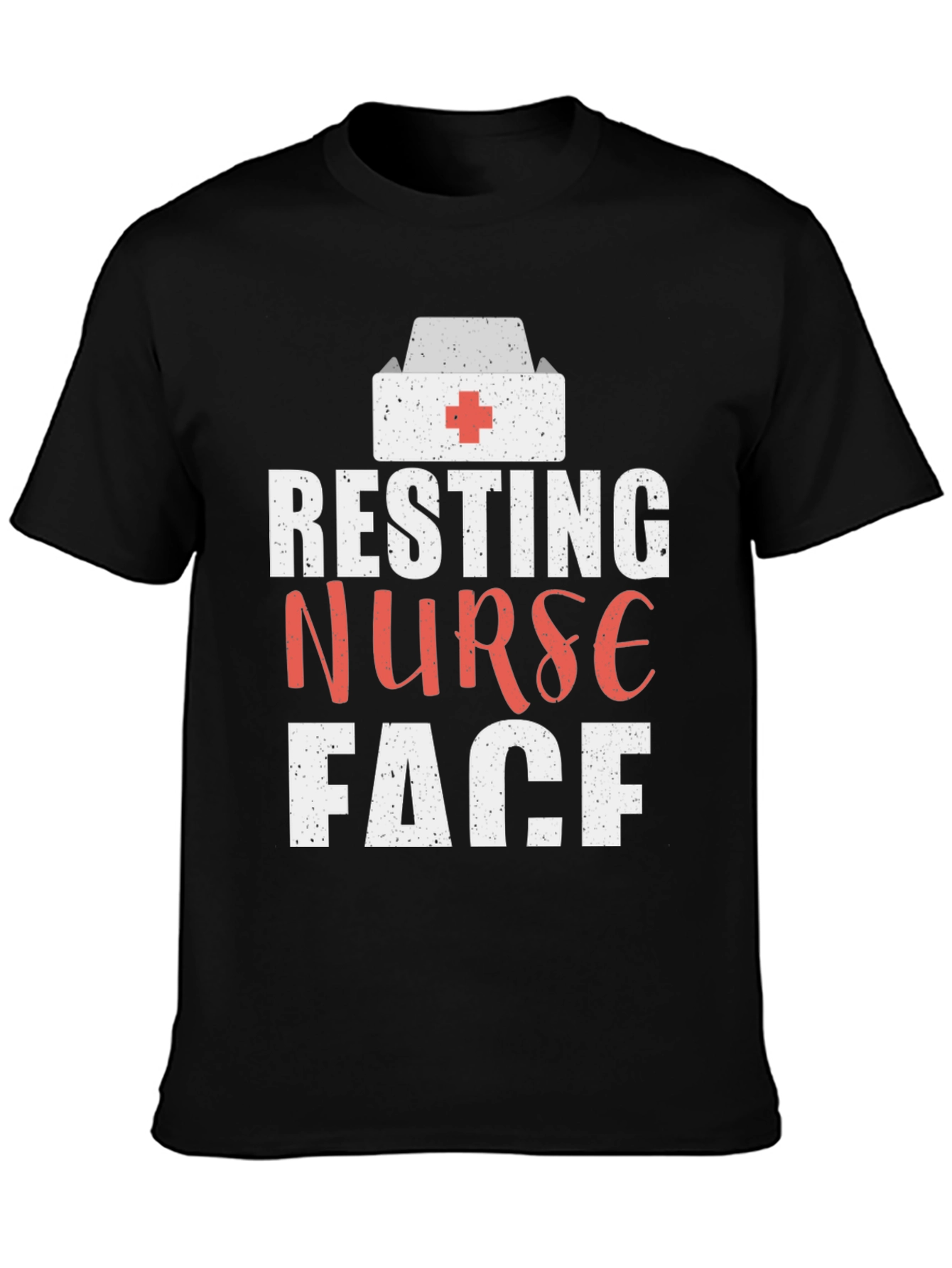 Resting Nurse Face Graphic T-Shirt