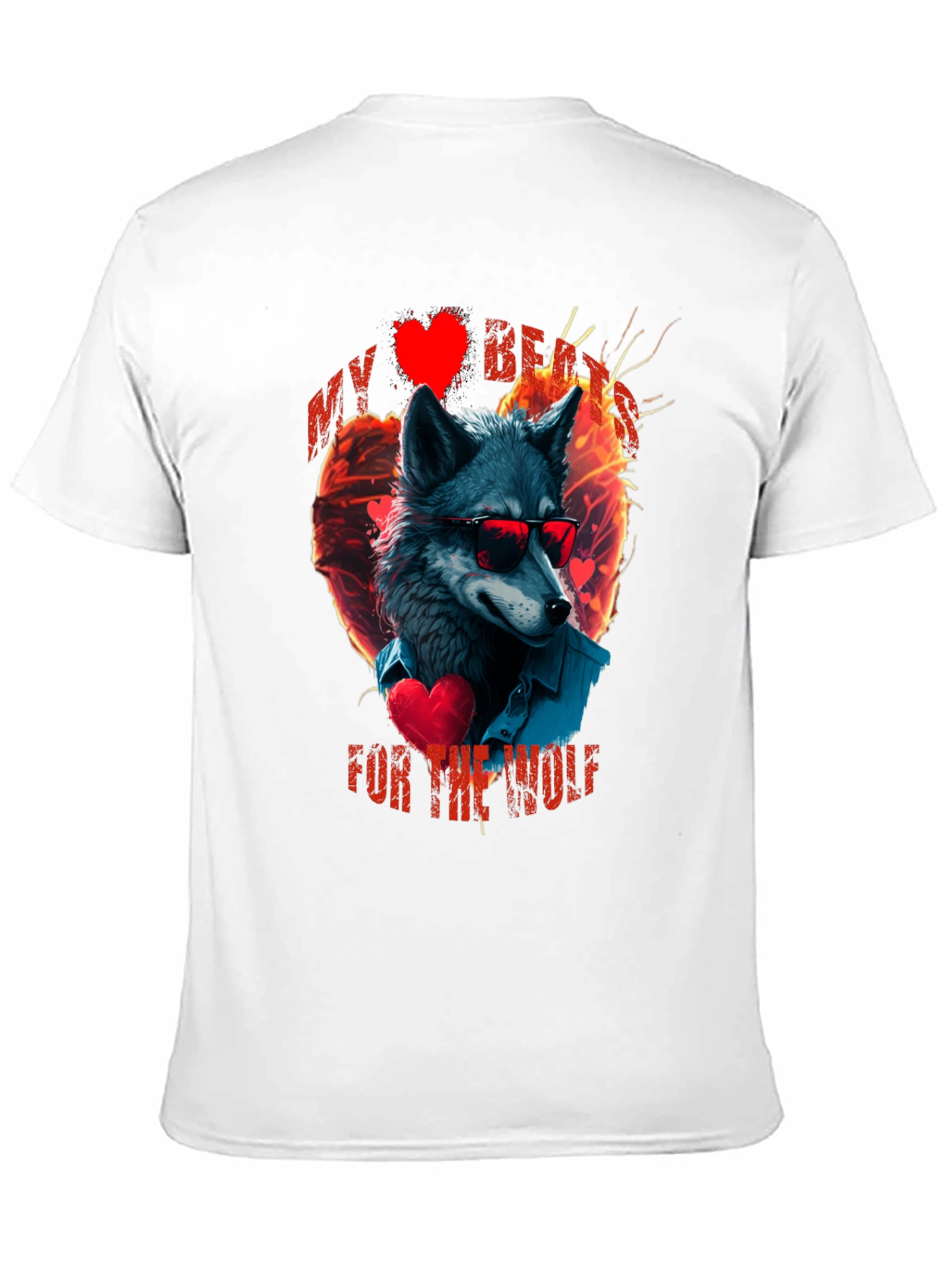 My Heart For The Wolf Graphic T-Shirt