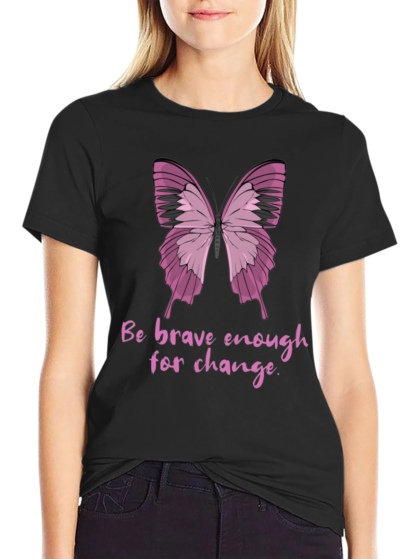 Butterfly Change T-Shirt - Be Brave