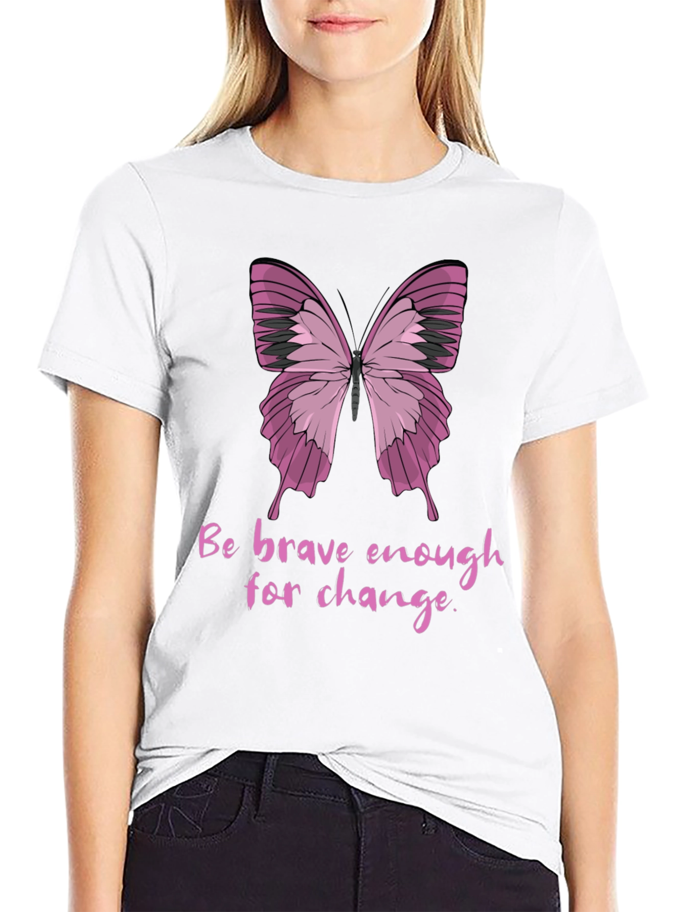 Butterfly Change T-Shirt - Be Brave