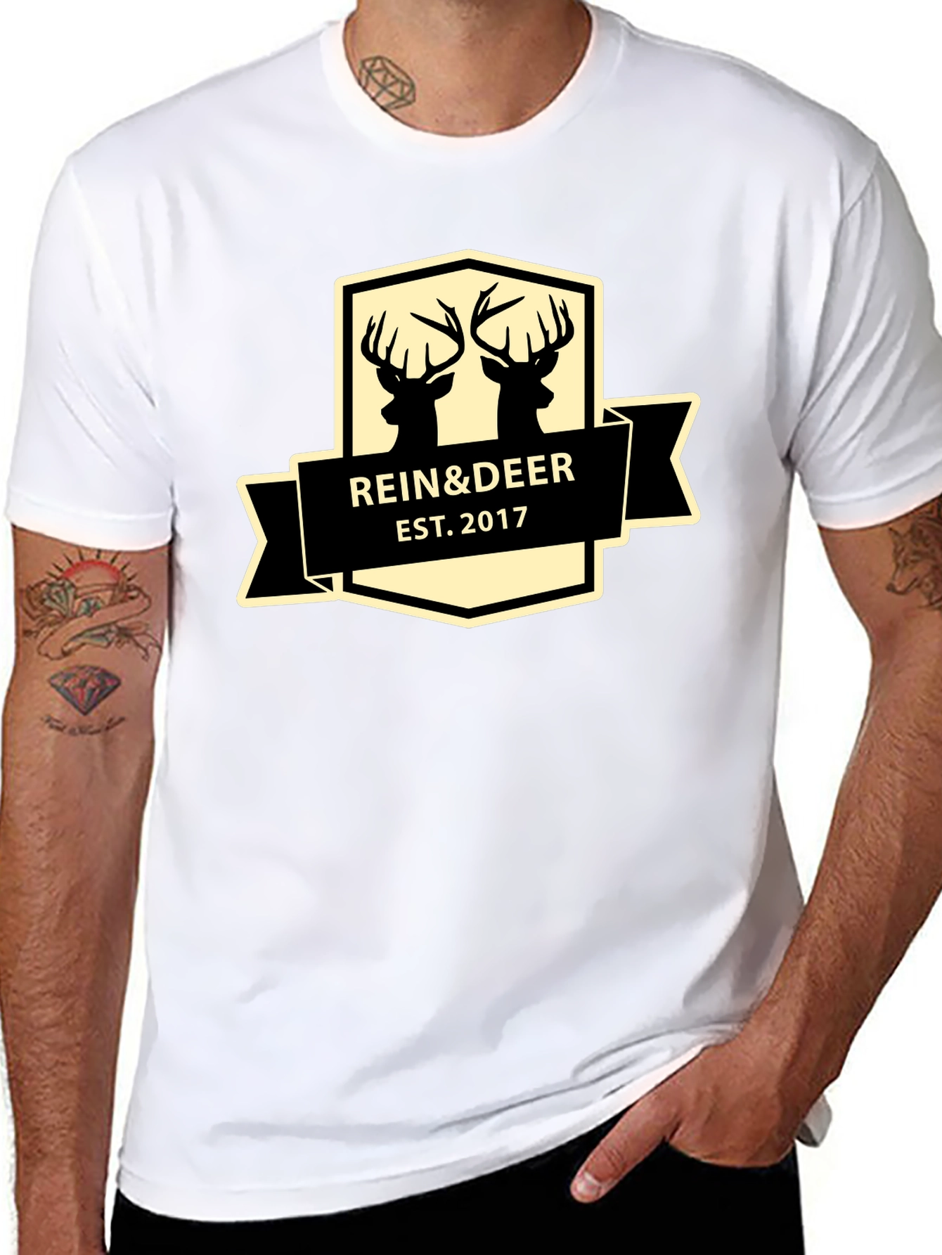 Rein & Deer Est. 2017 Graphic Tee