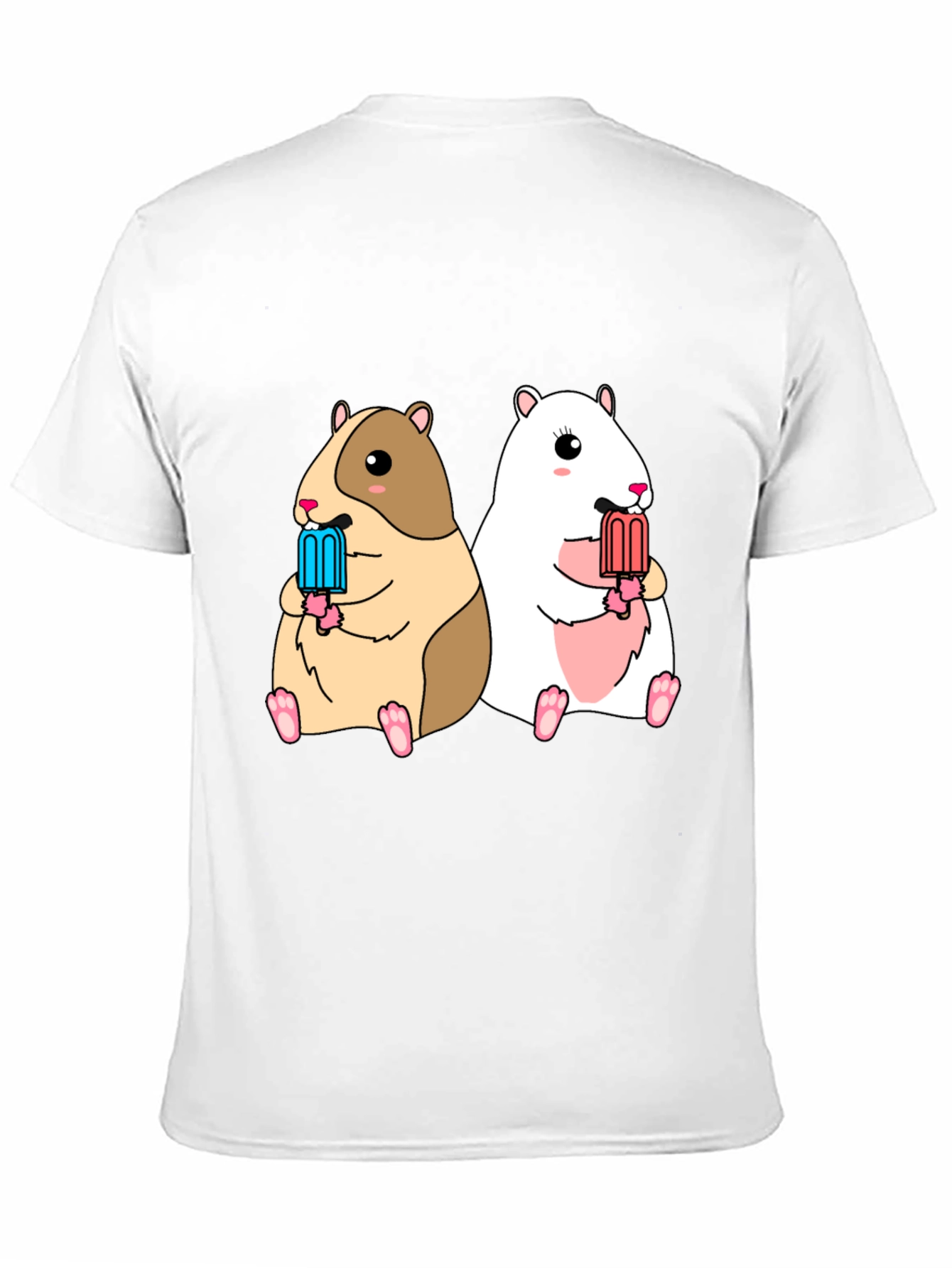 Hamster Popsicle Graphic Tee - Cute Summer Shirt