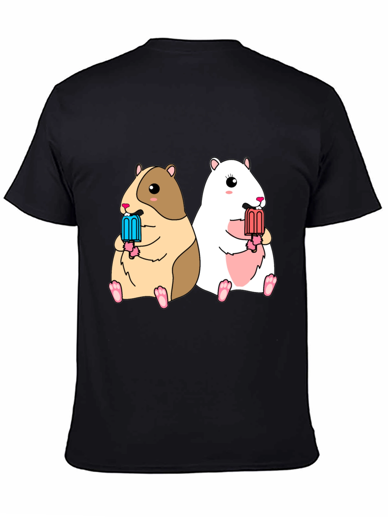 Hamster Popsicle Graphic Tee - Cute Summer Shirt