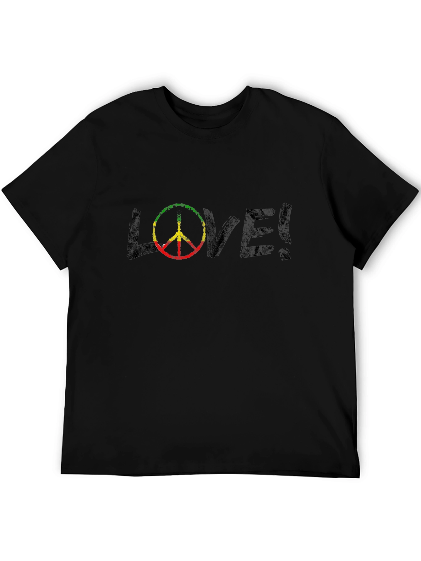 Rasta Love Peace Sign T-Shirt - Reggae Vibes