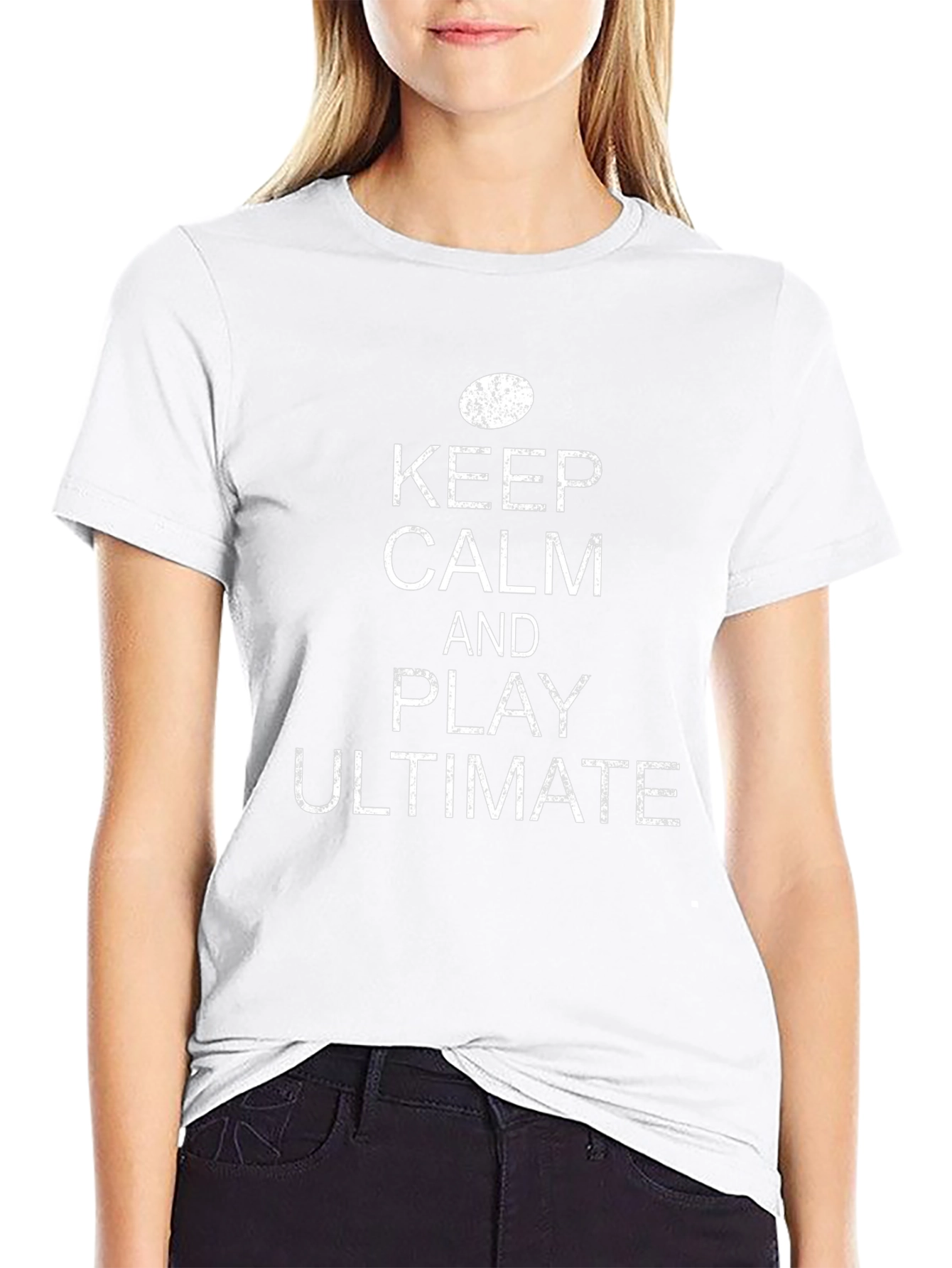 Keep Calm and Play Ultimate Black T-Shirt