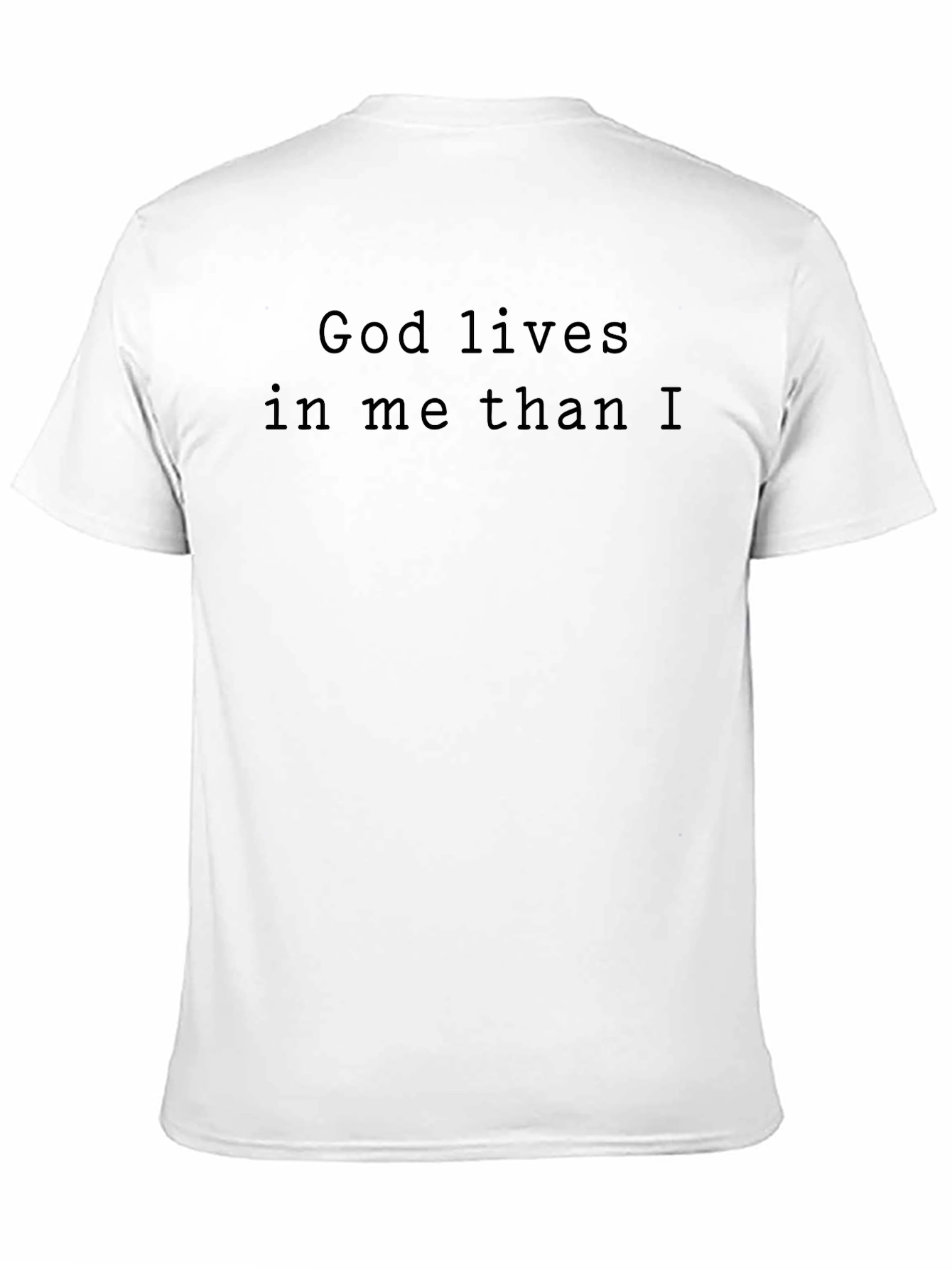 God Lives In Me T-Shirt - Christian Apparel