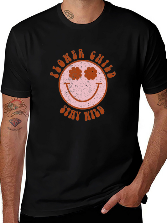 Flower Child Graphic Tee - Stay Wild T-Shirt