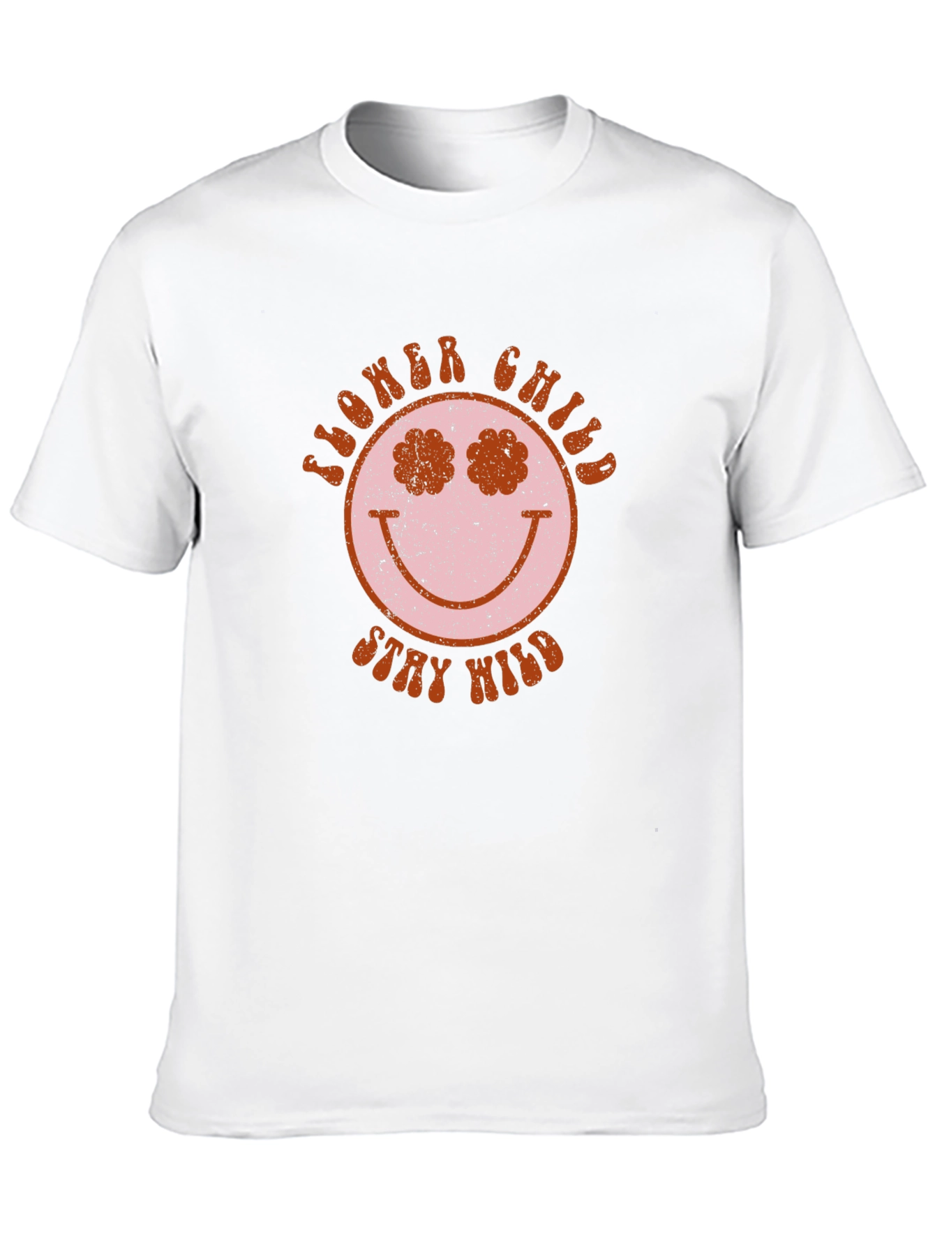 Flower Child Graphic Tee - Stay Wild T-Shirt