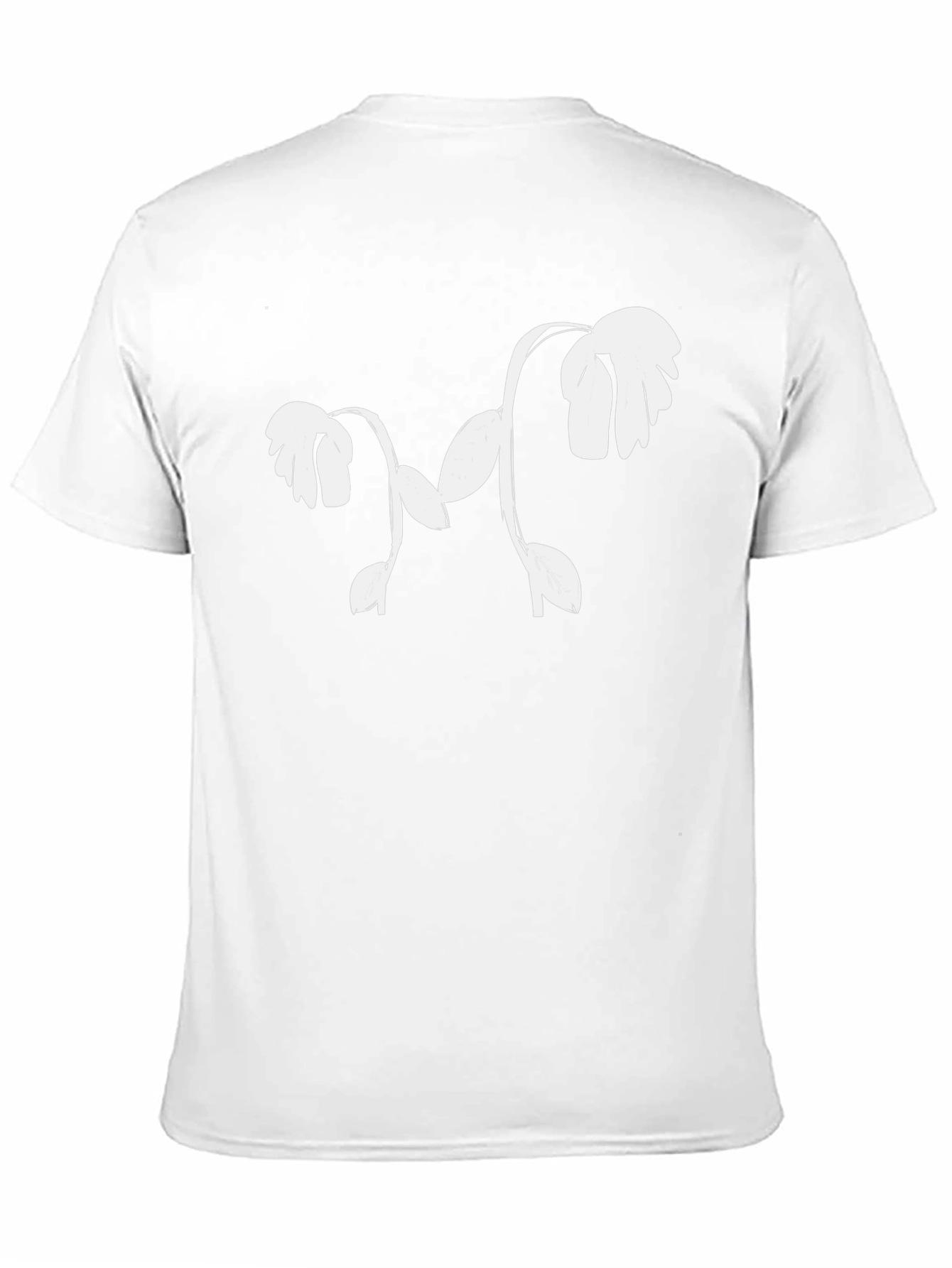 Floral Graphic Black T-Shirt