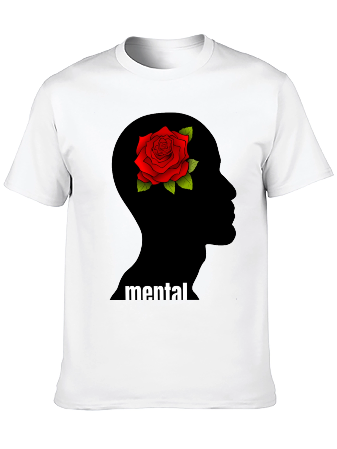 Mental Rose T-Shirt - Floral Mind Graphic Tee