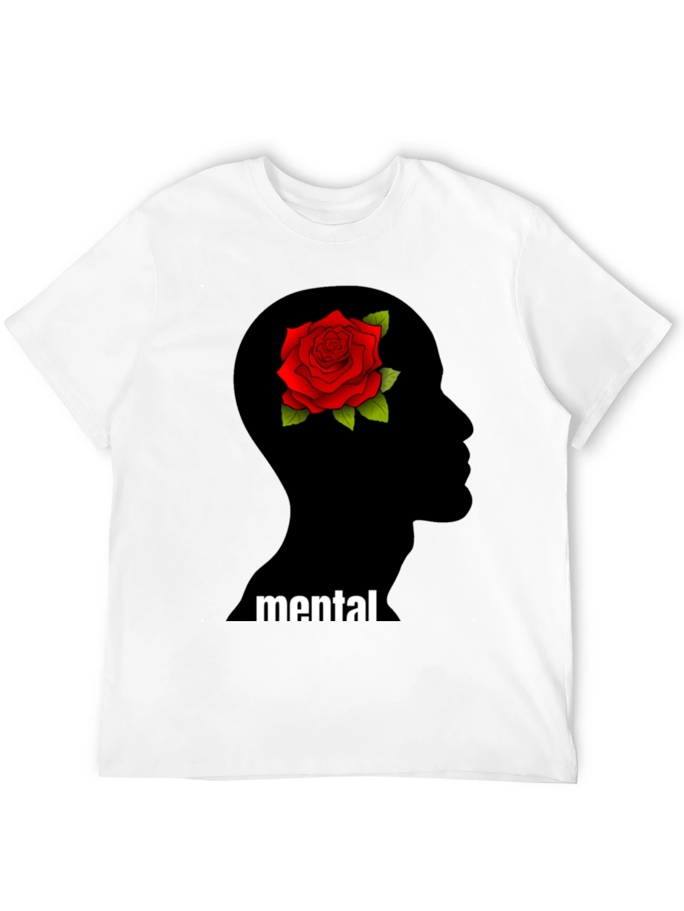 Mental Rose T-Shirt - Floral Mind Graphic Tee