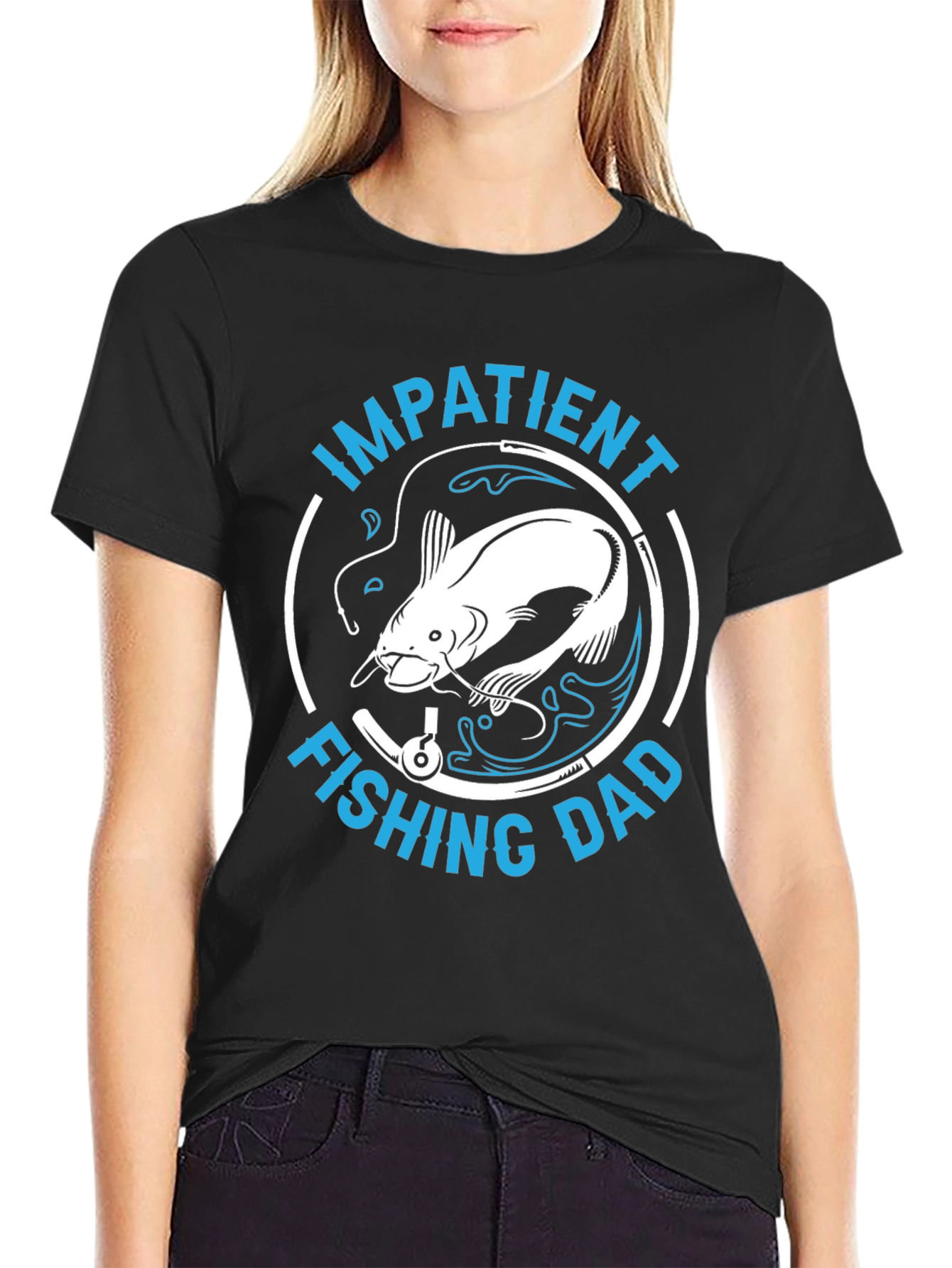 Impatient Fishing Dad T-Shirt - Angler Gift