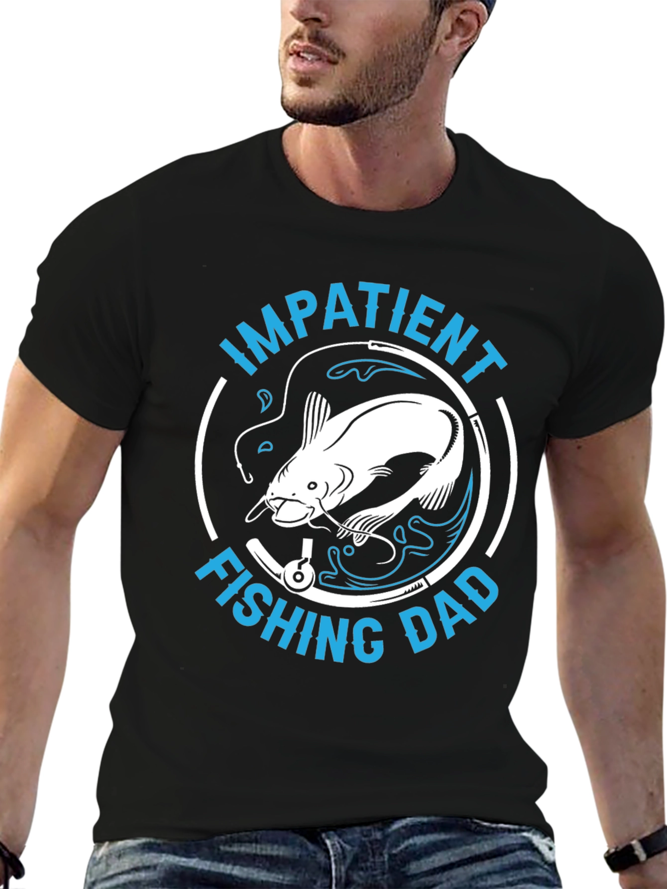Impatient Fishing Dad T-Shirt - Angler Gift