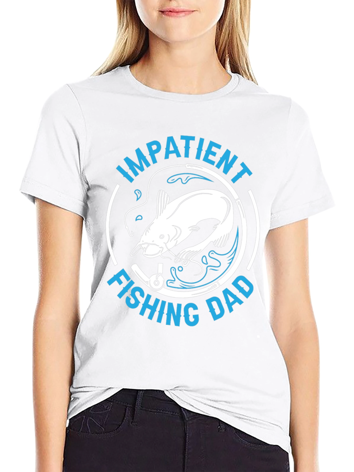 Impatient Fishing Dad T-Shirt - Angler Gift