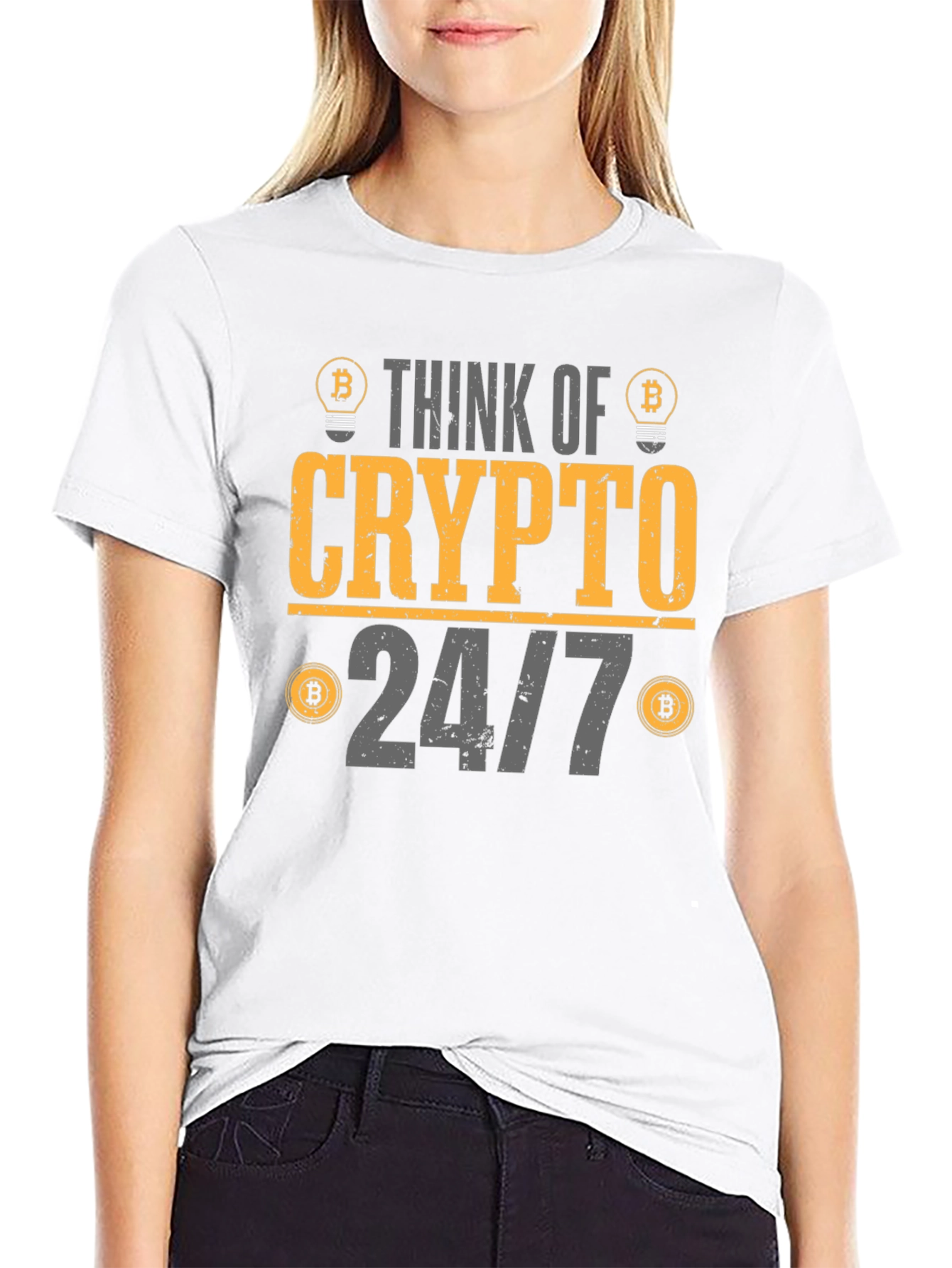 Think Crypto 24/7 Graphic Tee