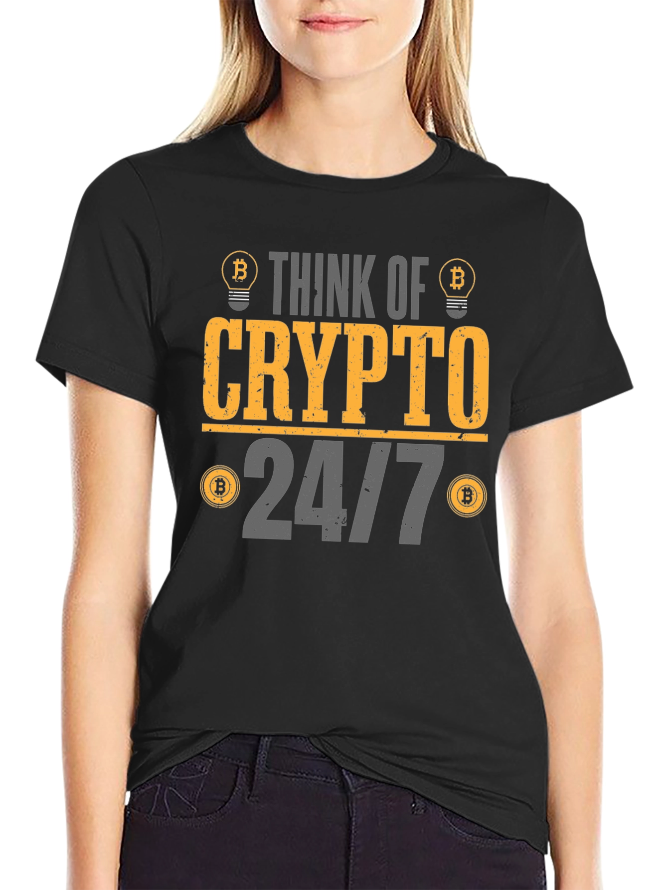 Think Crypto 24/7 Graphic Tee