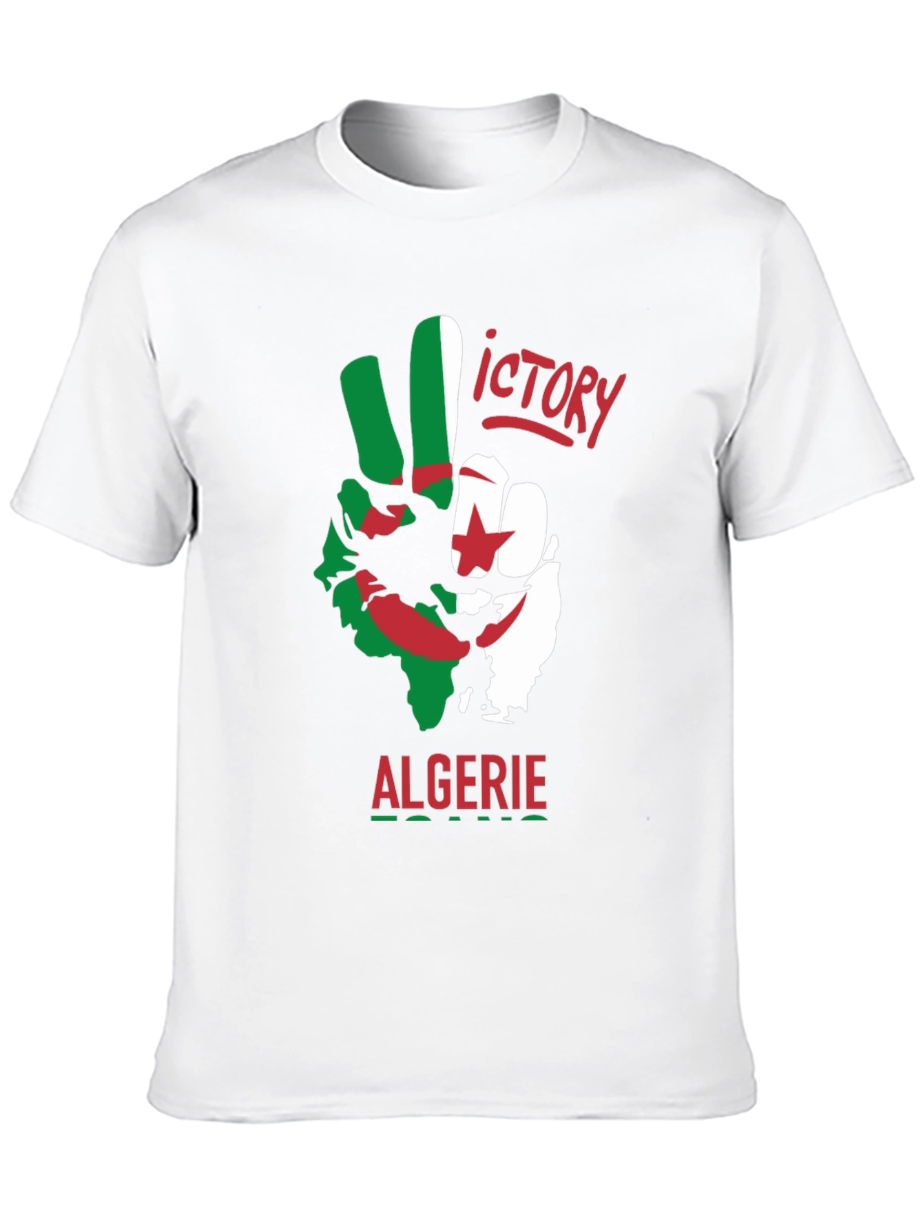 Algeria Victory T-Shirt - Black Cotton Tee