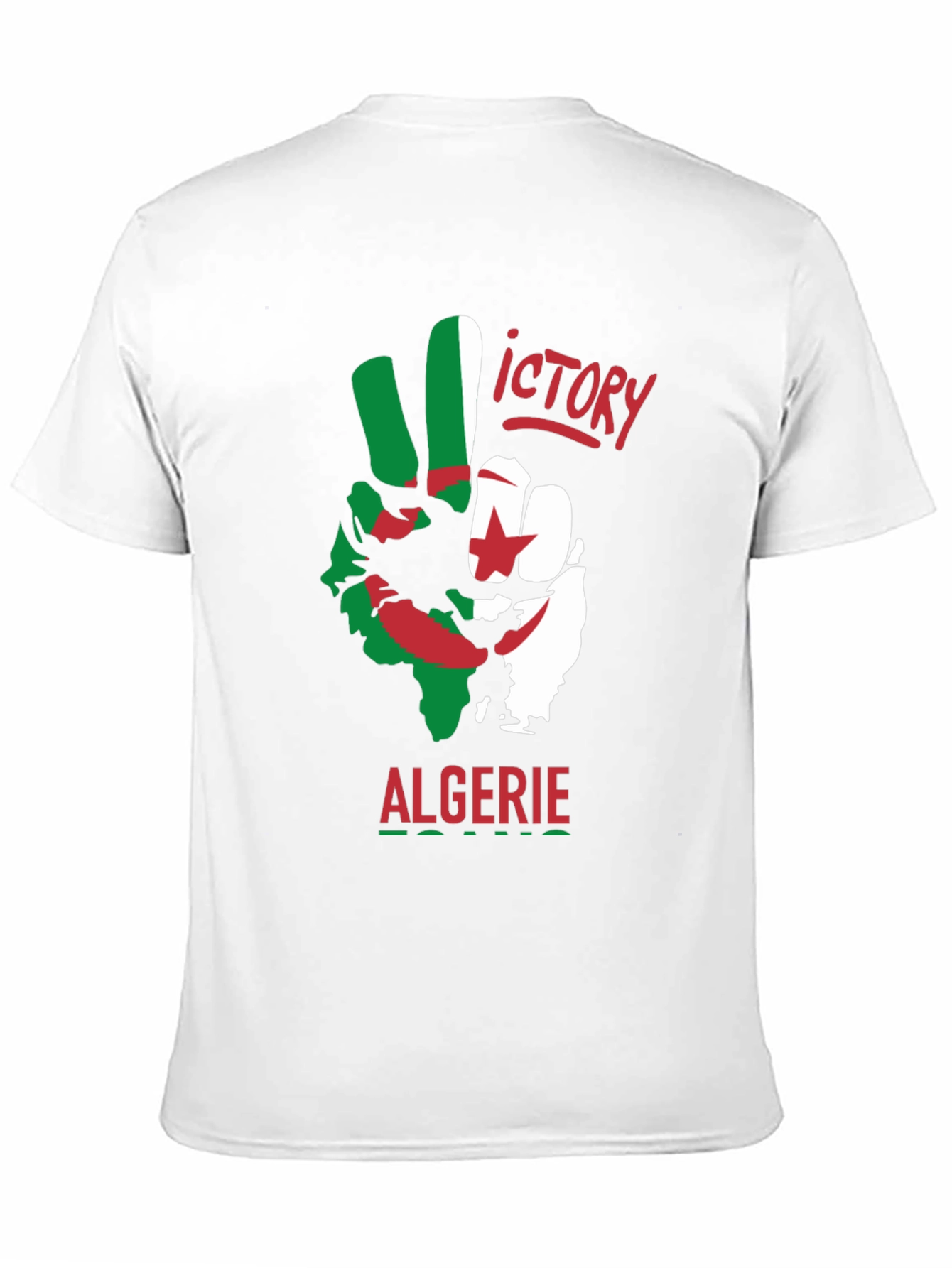 Algeria Victory T-Shirt - Black Cotton Tee