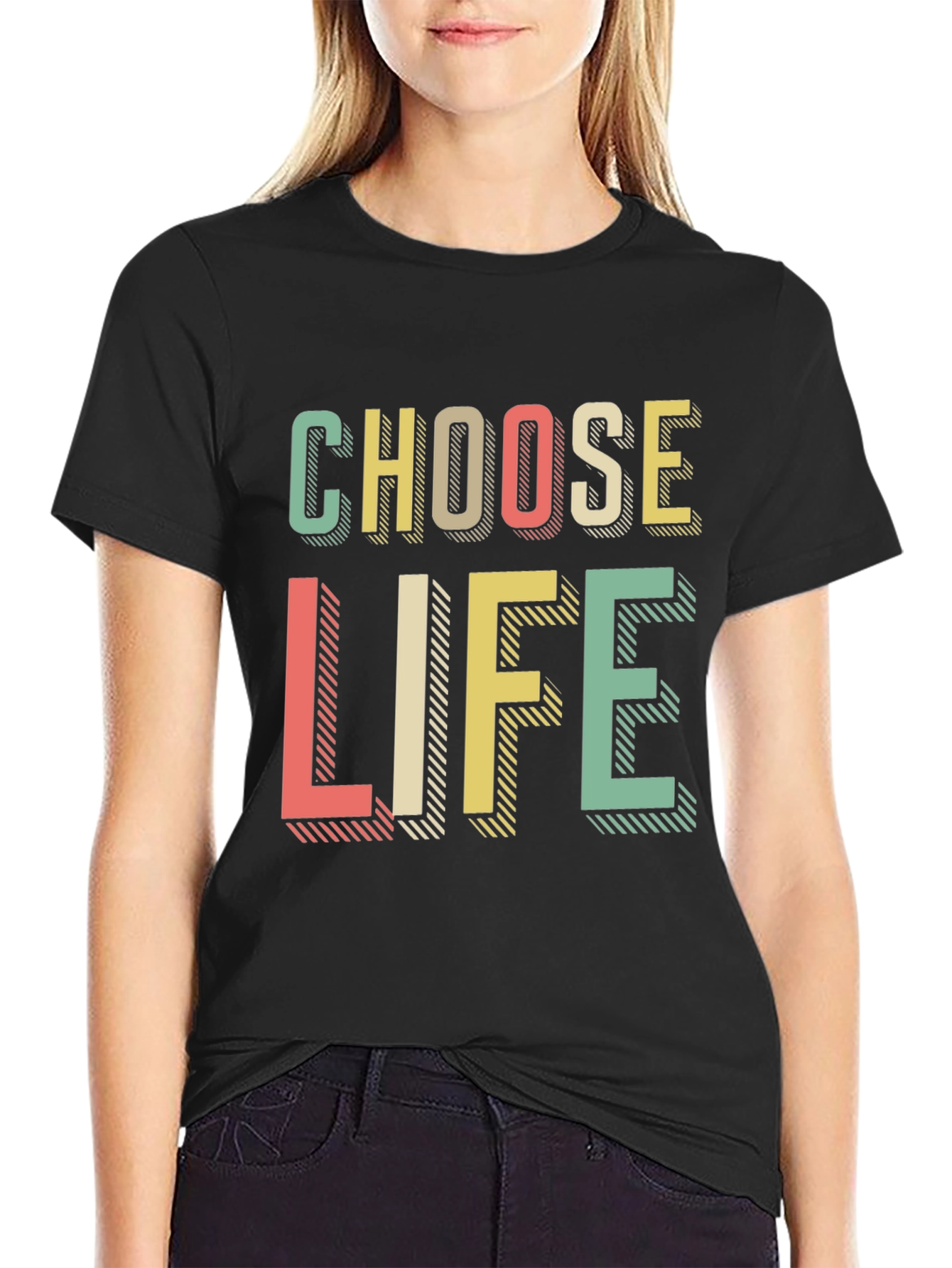 Choose Life Retro Graphic Tee