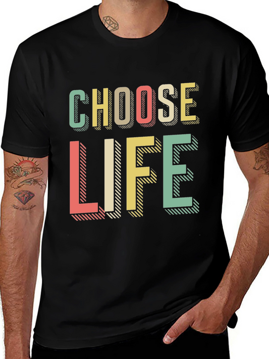 Choose Life Retro Graphic Tee