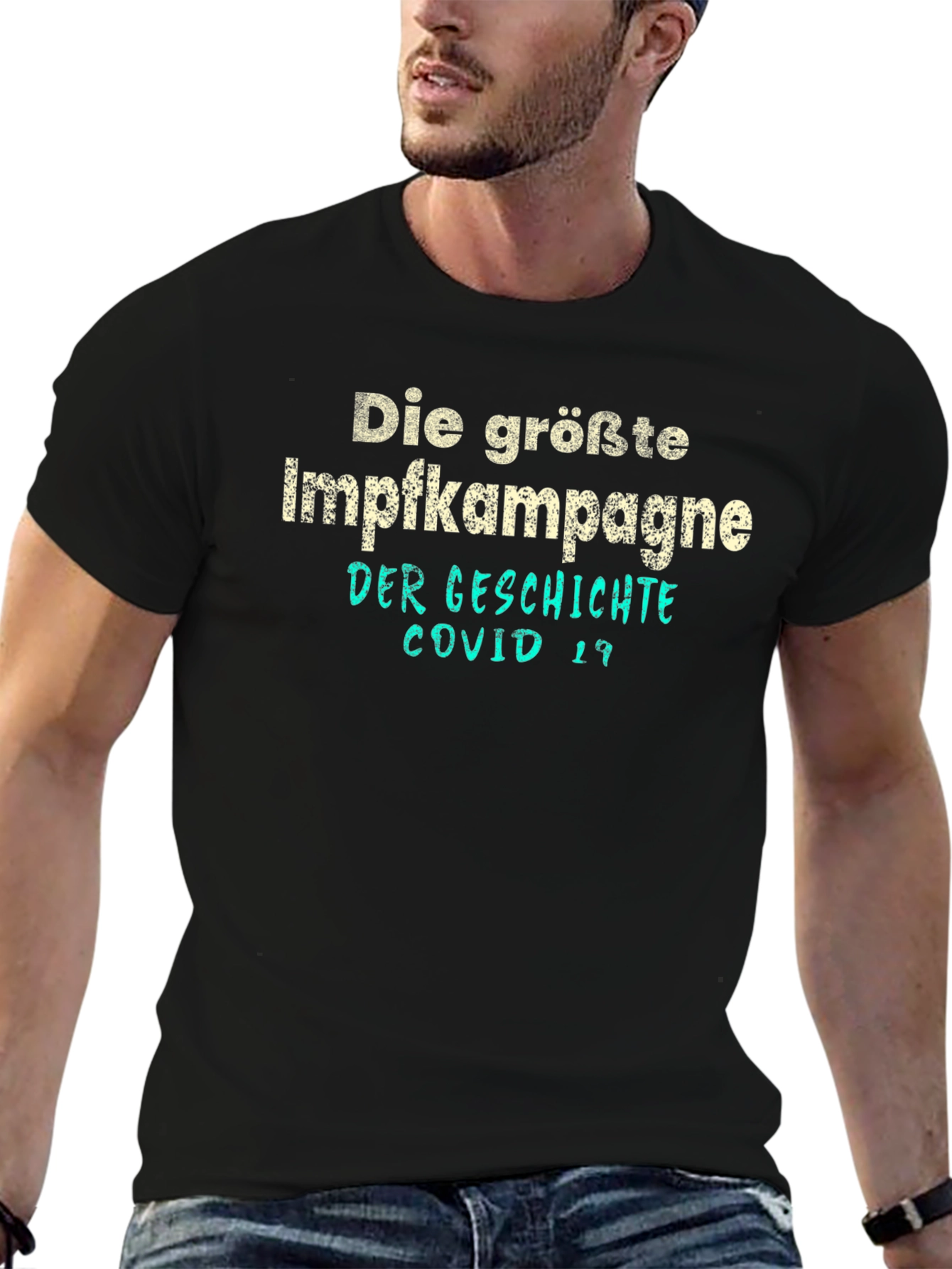 Die Größte Impfkampagne COVID-19 Black T-Shirt