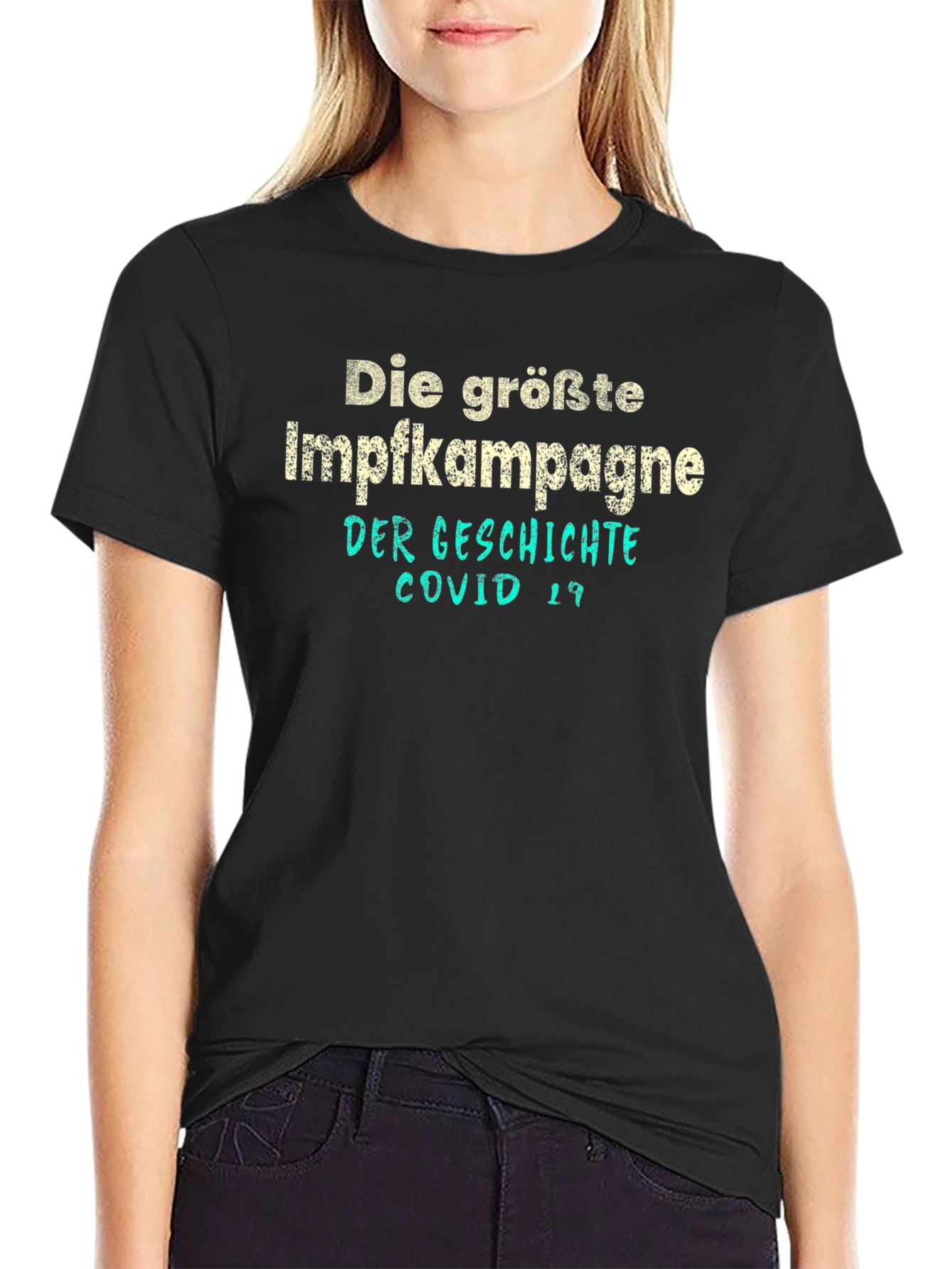 Die Größte Impfkampagne COVID-19 Black T-Shirt