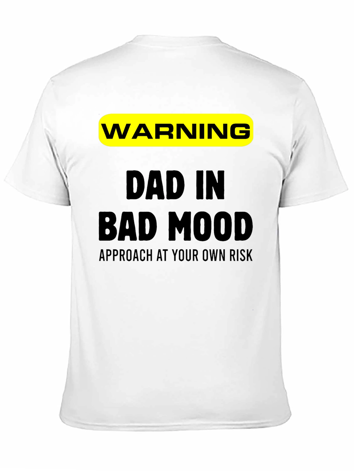 Warning Dad In Bad Mood T-Shirt