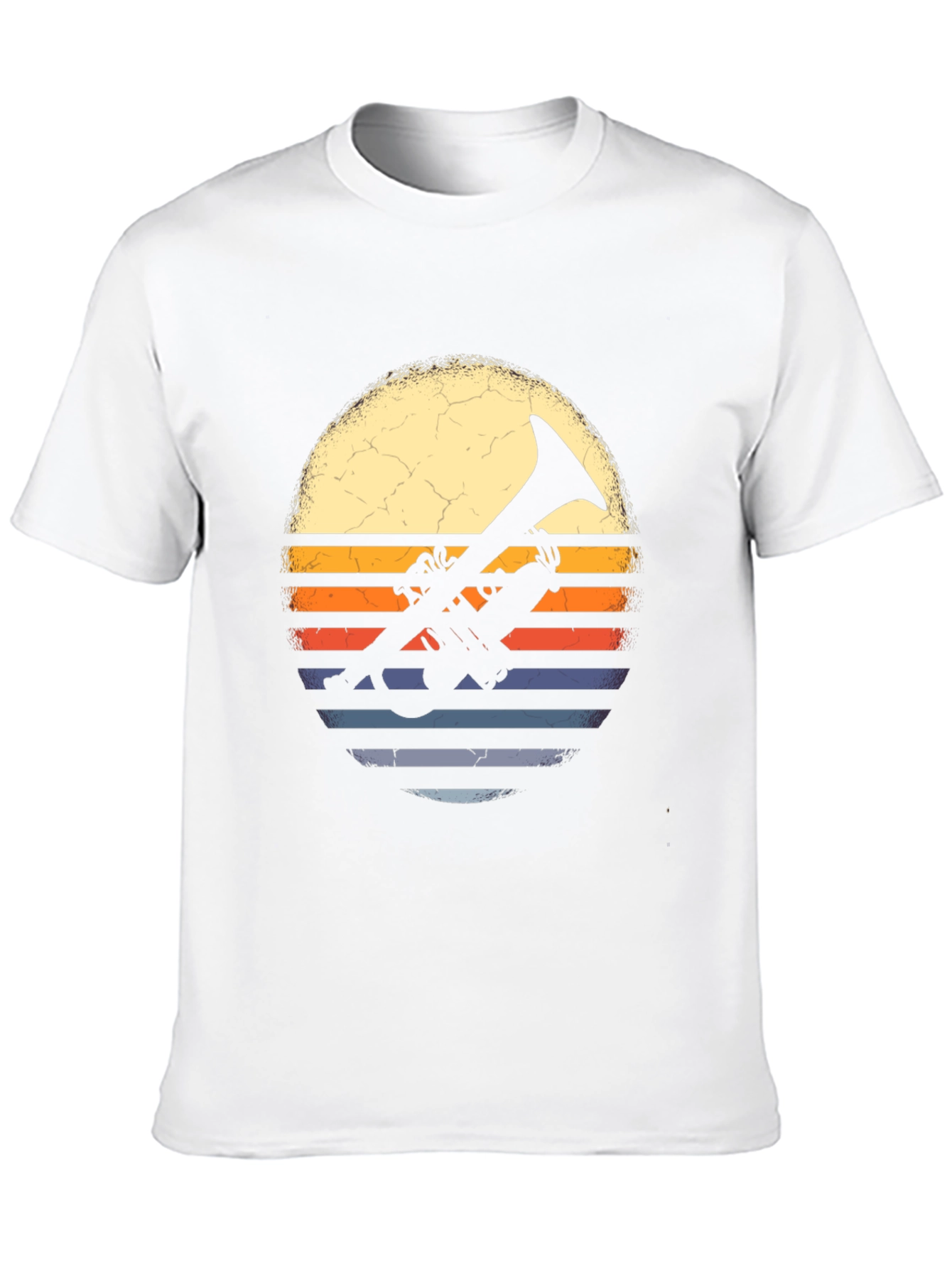 Retro Trumpet Sunset Graphic Tee - Music Lovers T-Shirt