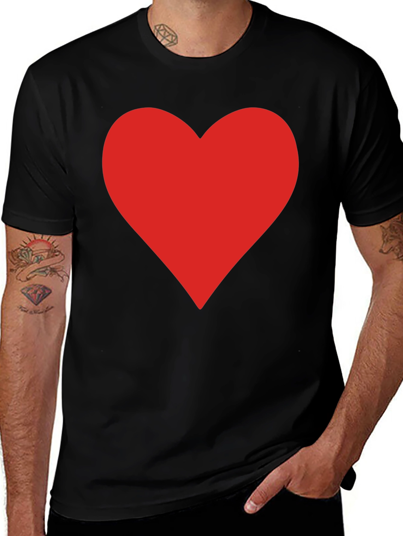 Bold Heart Graphic Tee - Stylish & Comfy