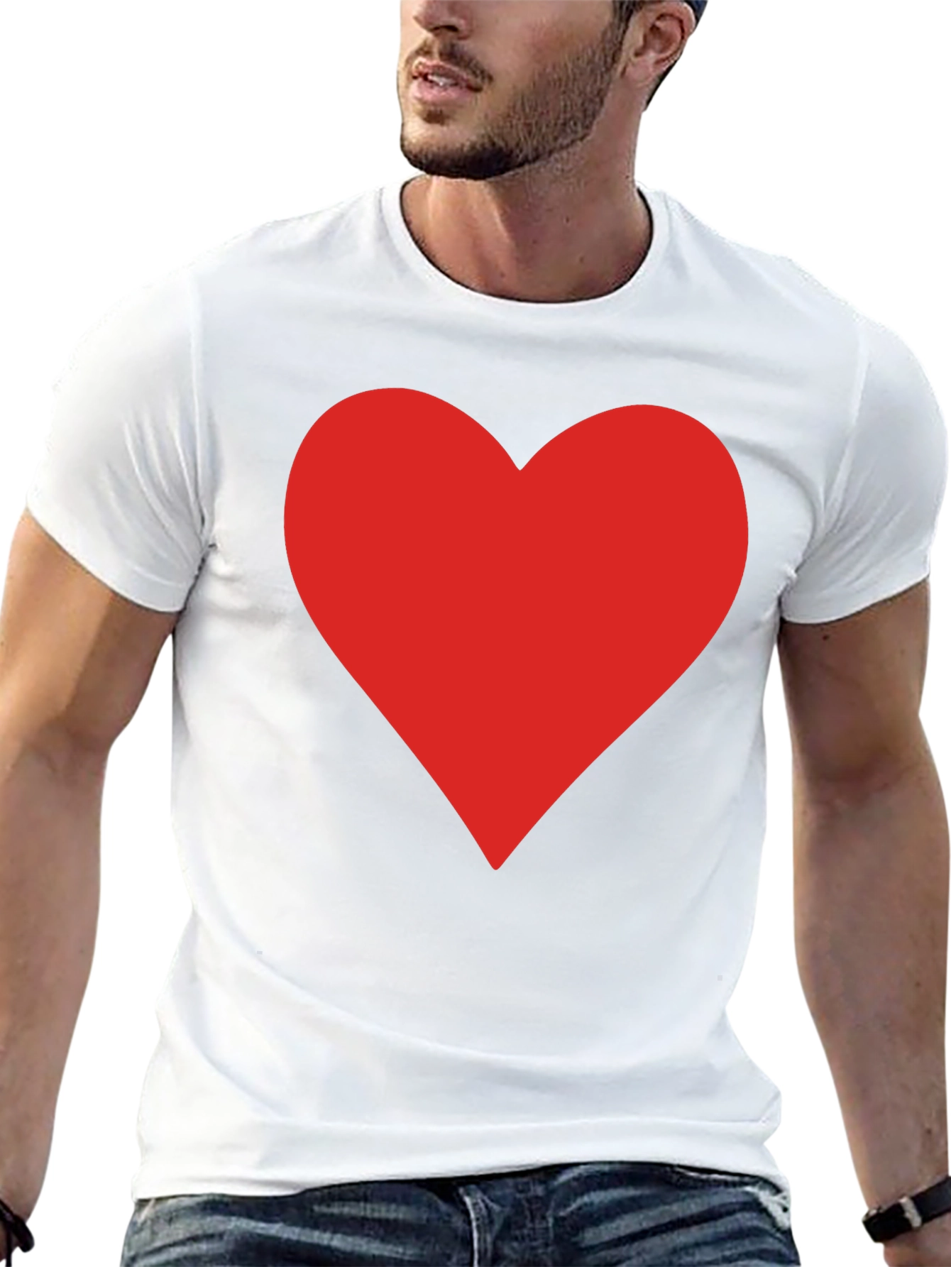 Bold Heart Graphic Tee - Stylish & Comfy